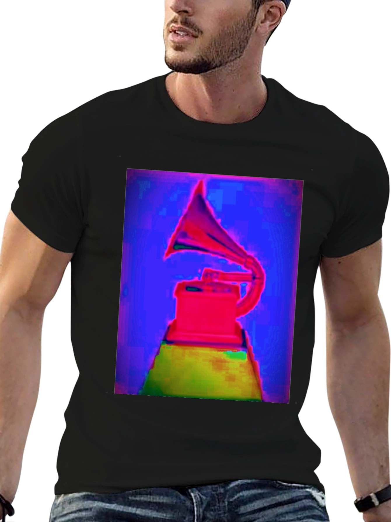 Vaporwave Phonograph T-Shirt - Retro Cool