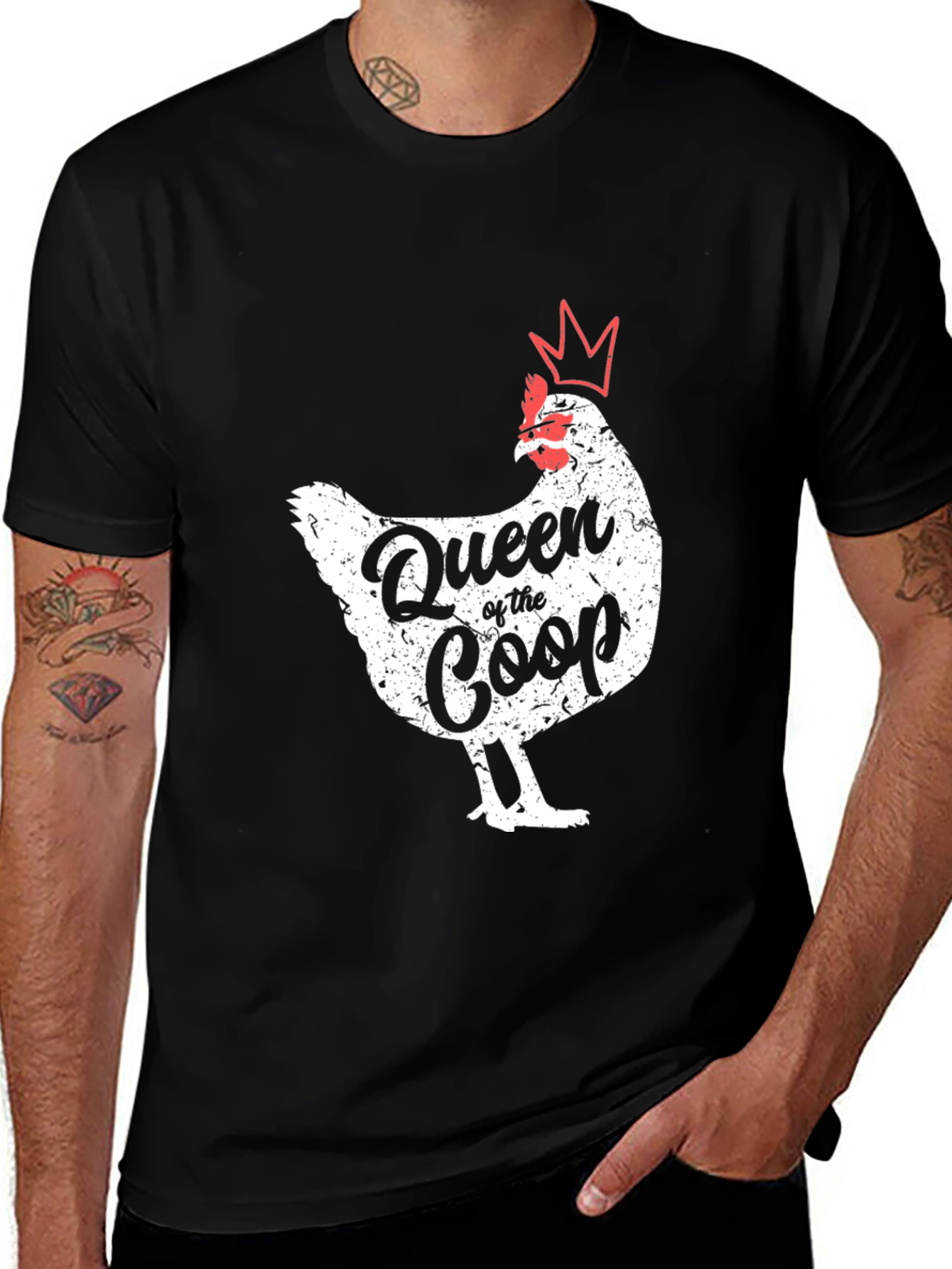 Queen of the Coop Novelty Graphic Tee