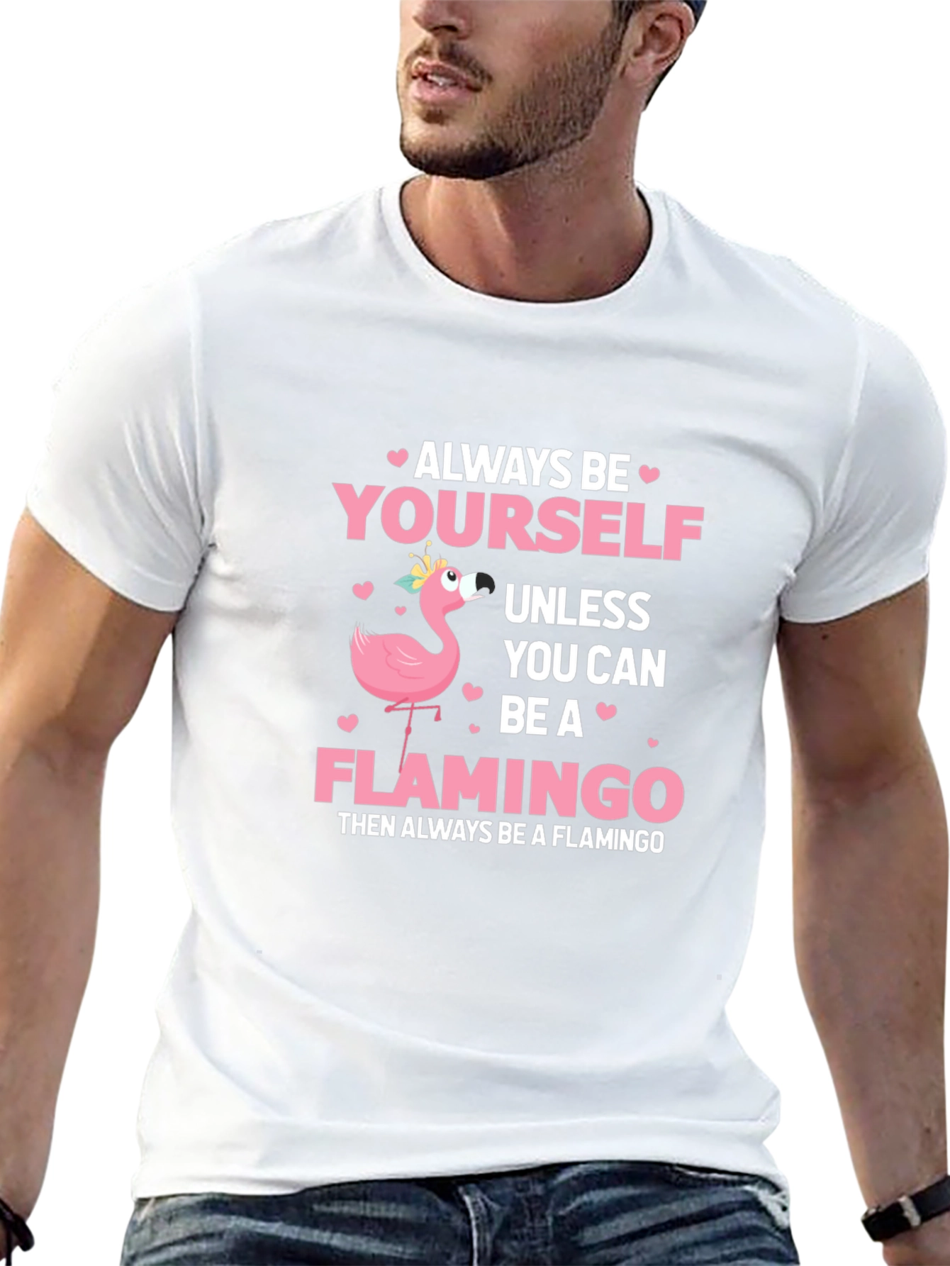 Always Be Yourself Flamingo T-Shirt