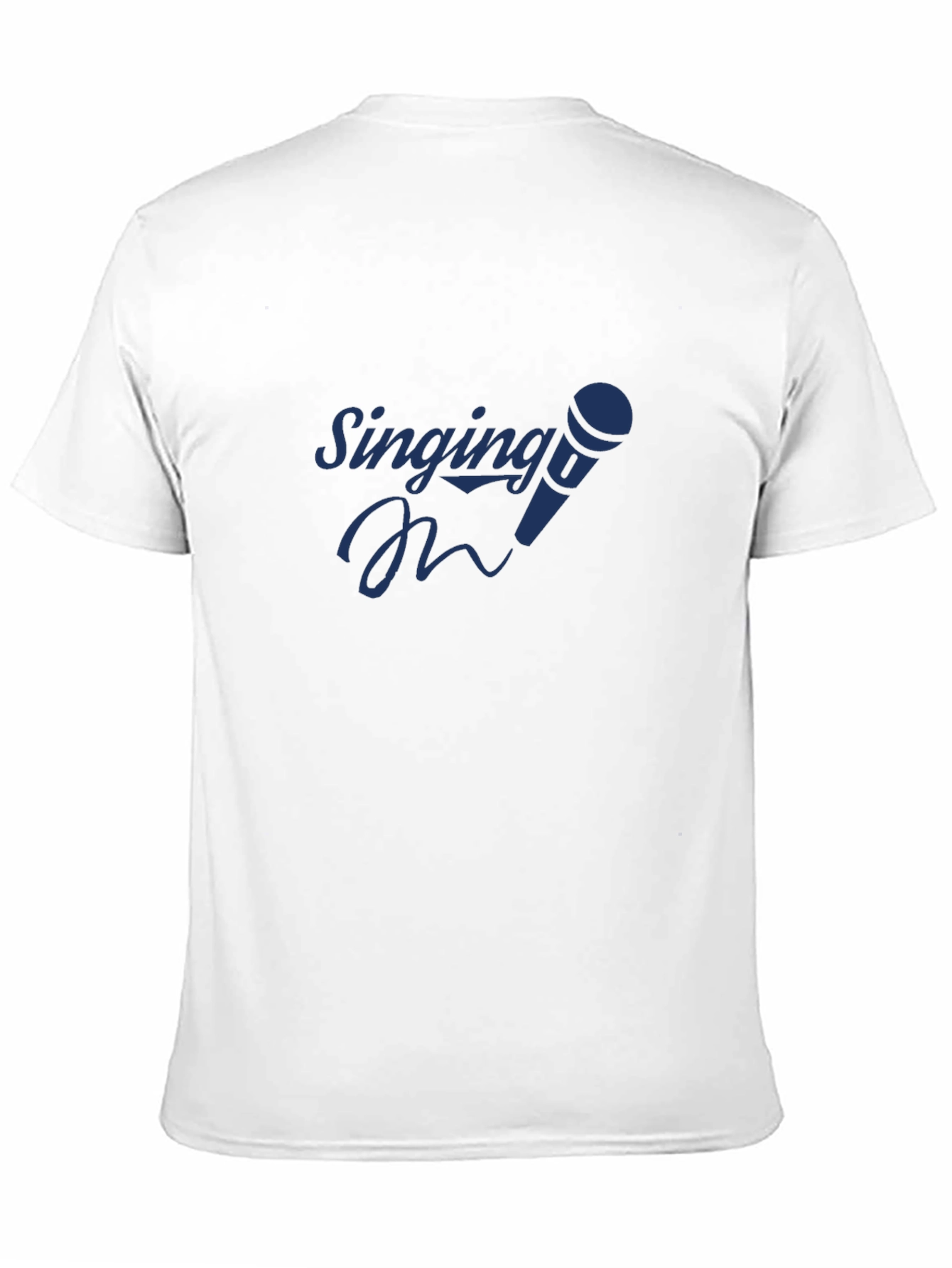 Singing Mic Graphic Tee - Black Cotton