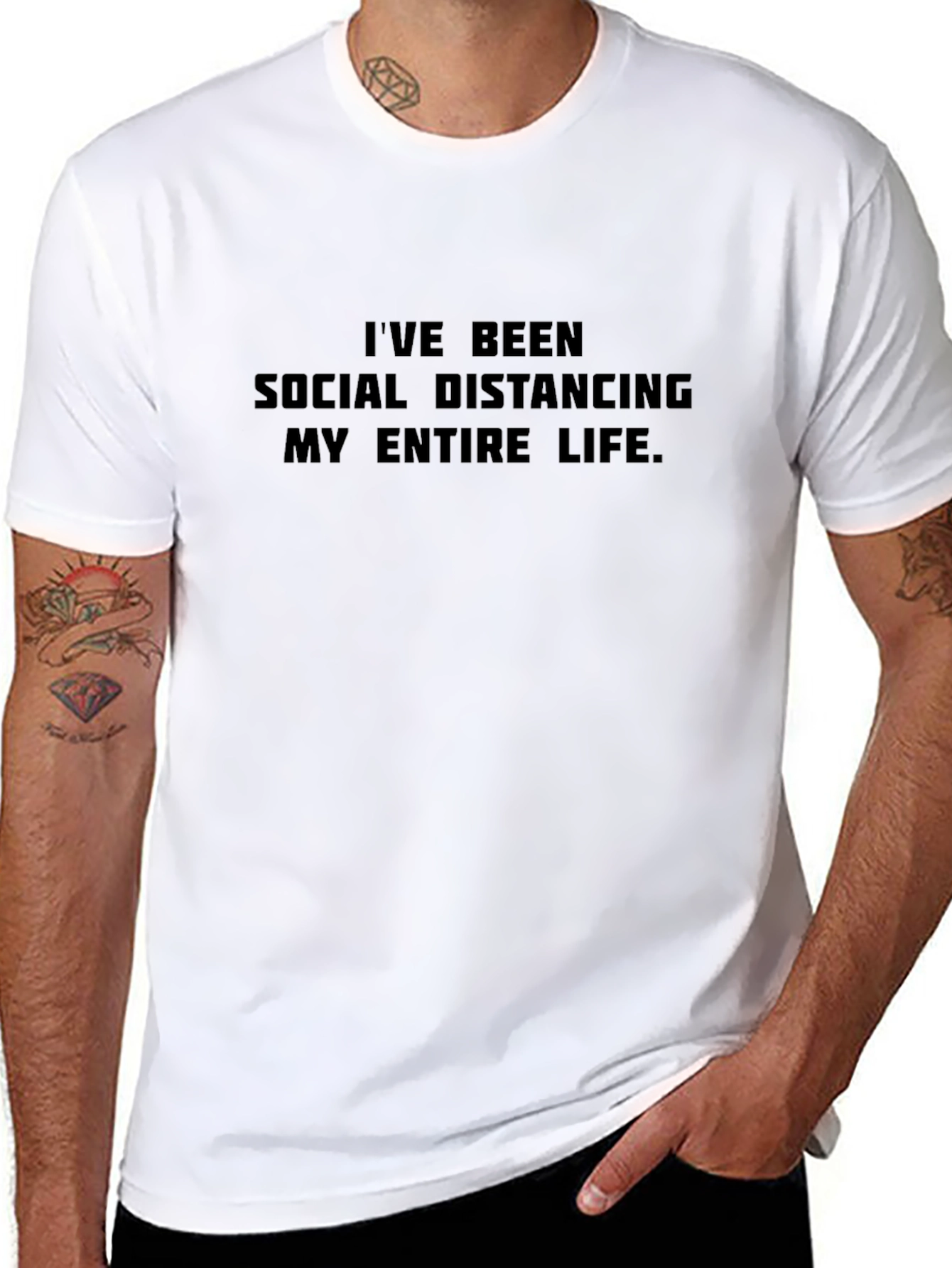 Social Distancing T-Shirt - Introvert Humor Tee