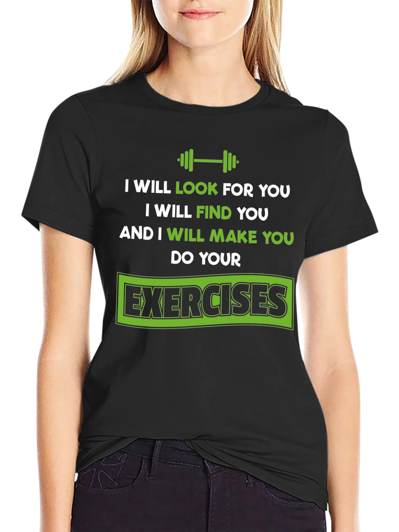 Motivational Workout T-Shirt - Do Your Exercises