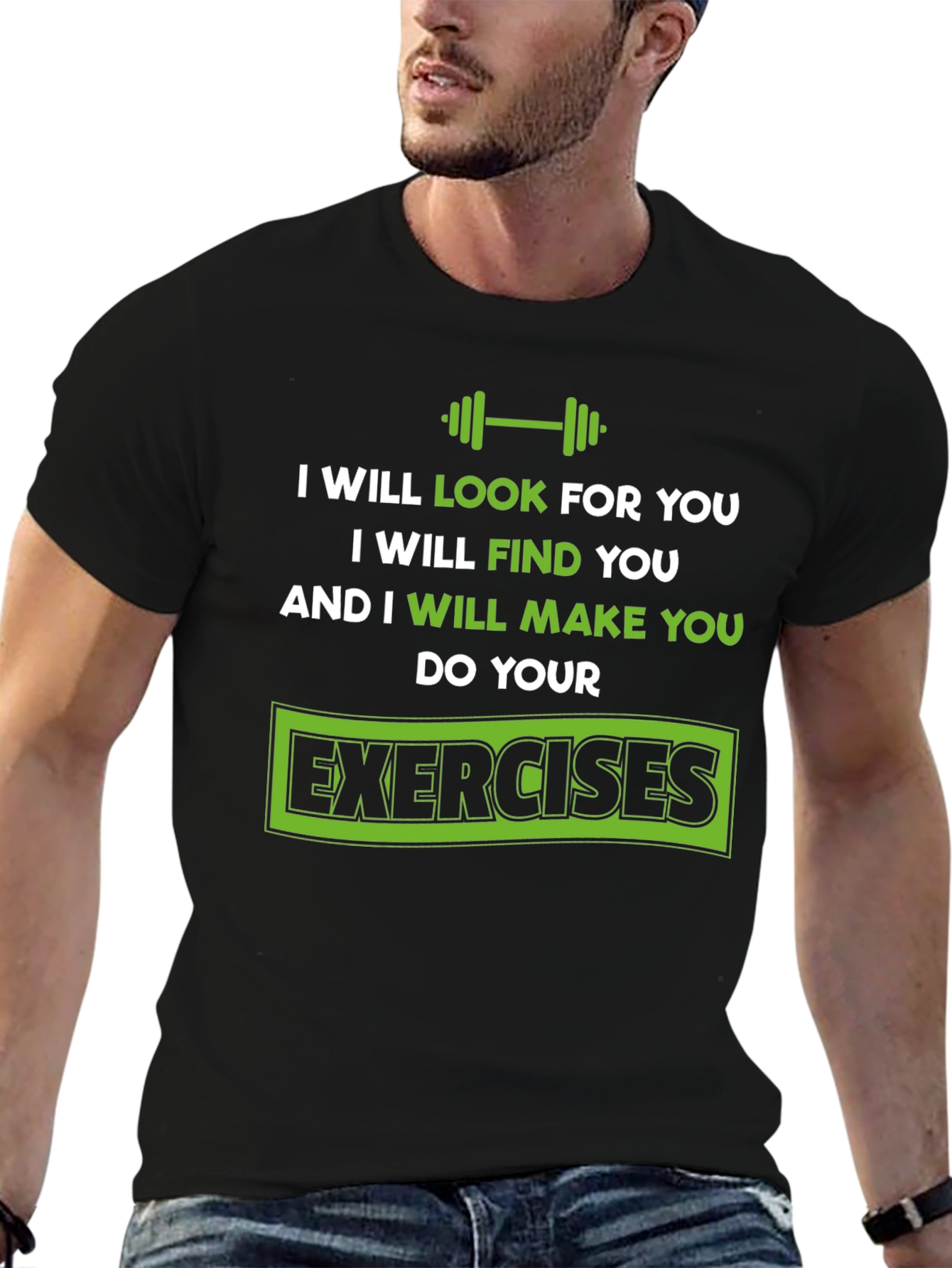 Motivational Workout T-Shirt - Do Your Exercises