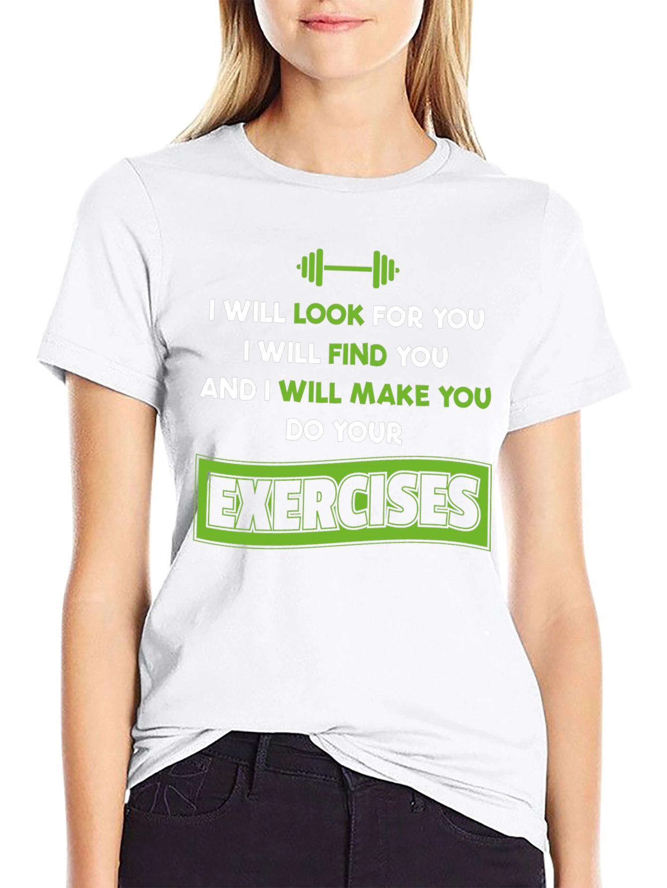 Motivational Workout T-Shirt - Do Your Exercises
