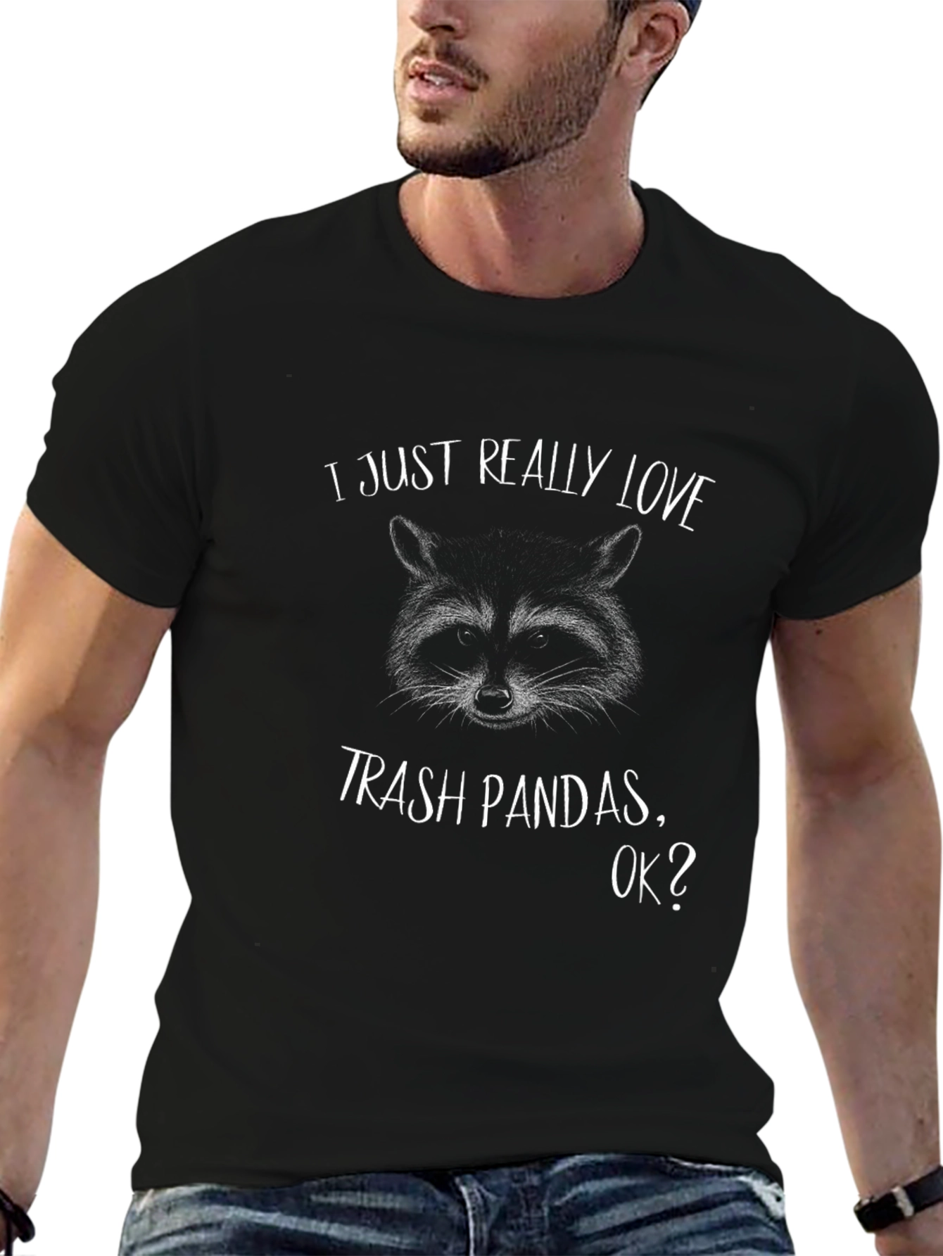 Trash Panda Lover T-Shirt - Raccoon Graphic Tee