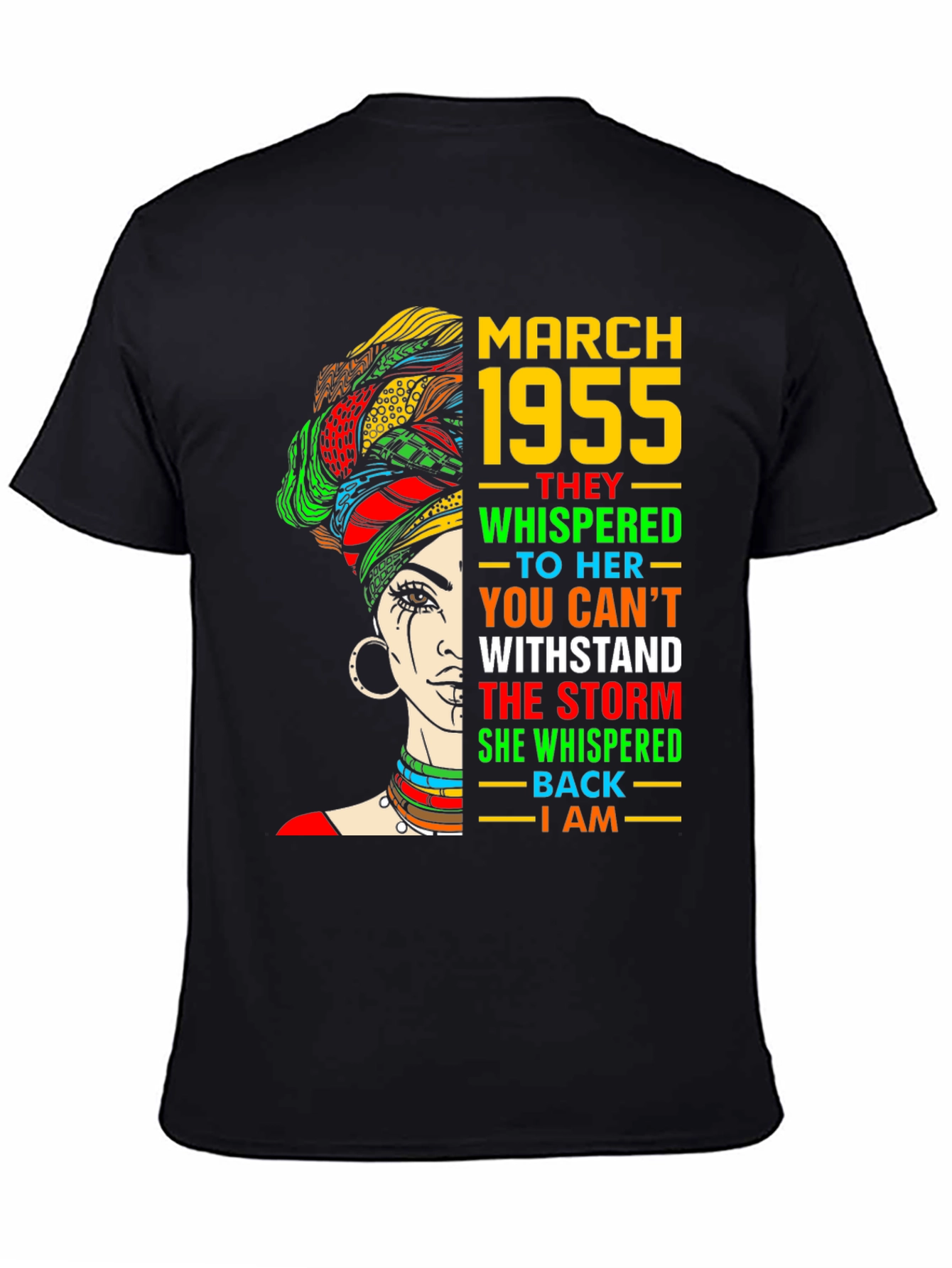 March 1955 Queen T-Shirt - Empowering Birthday Tee