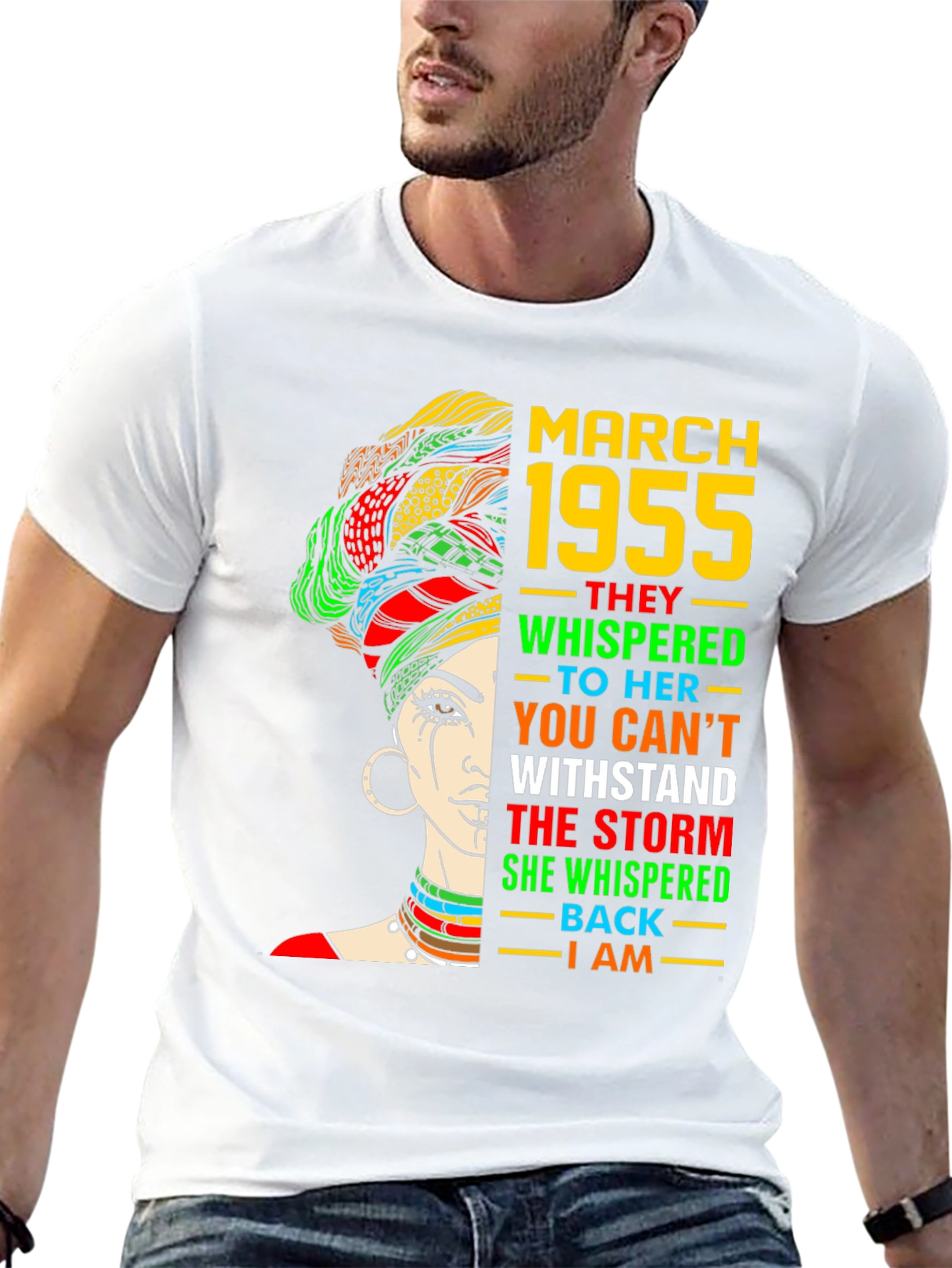 March 1955 Queen T-Shirt - Empowering Birthday Tee