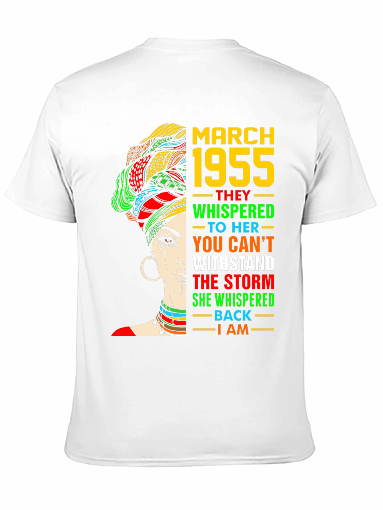 March 1955 Queen T-Shirt - Empowering Birthday Tee