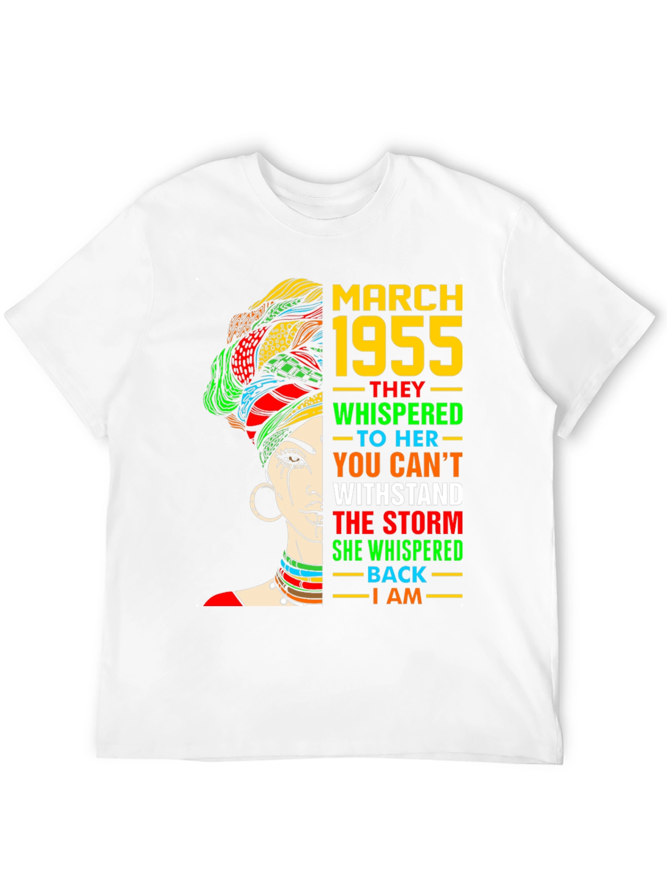 March 1955 Queen T-Shirt - Empowering Birthday Tee