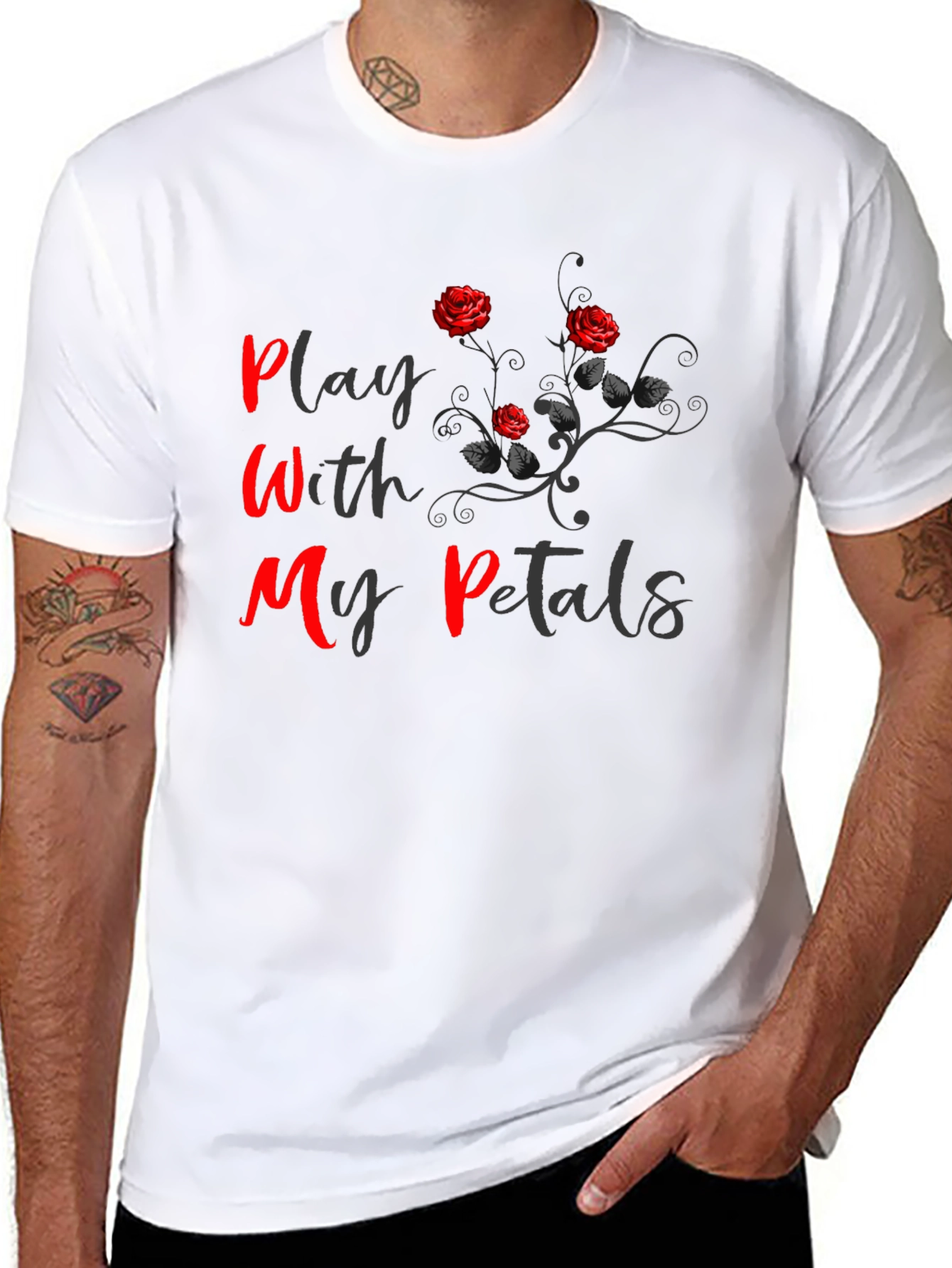 Play With My Petals Graphic Tee
