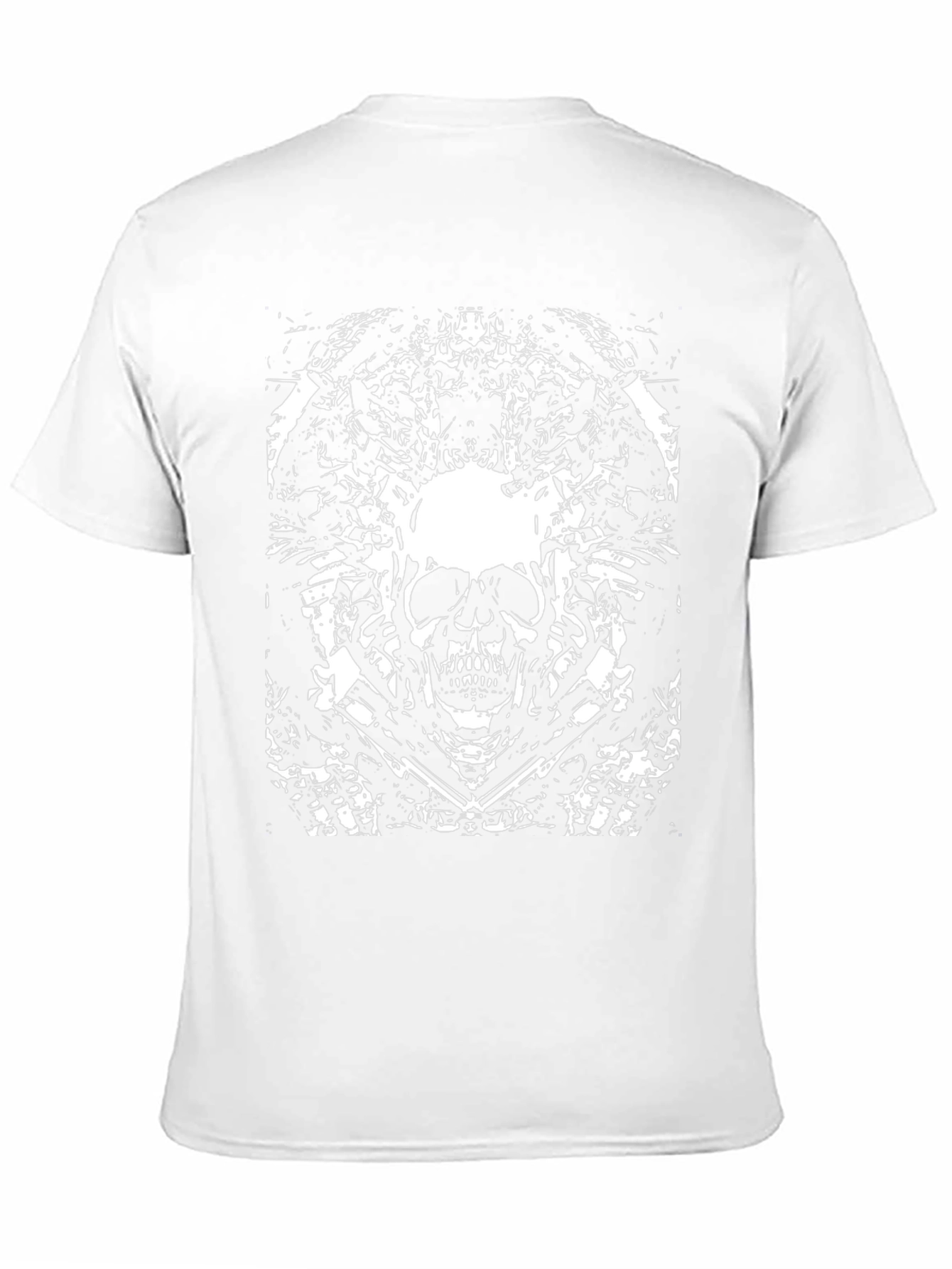 Skull Graphic Print Black T-Shirt
