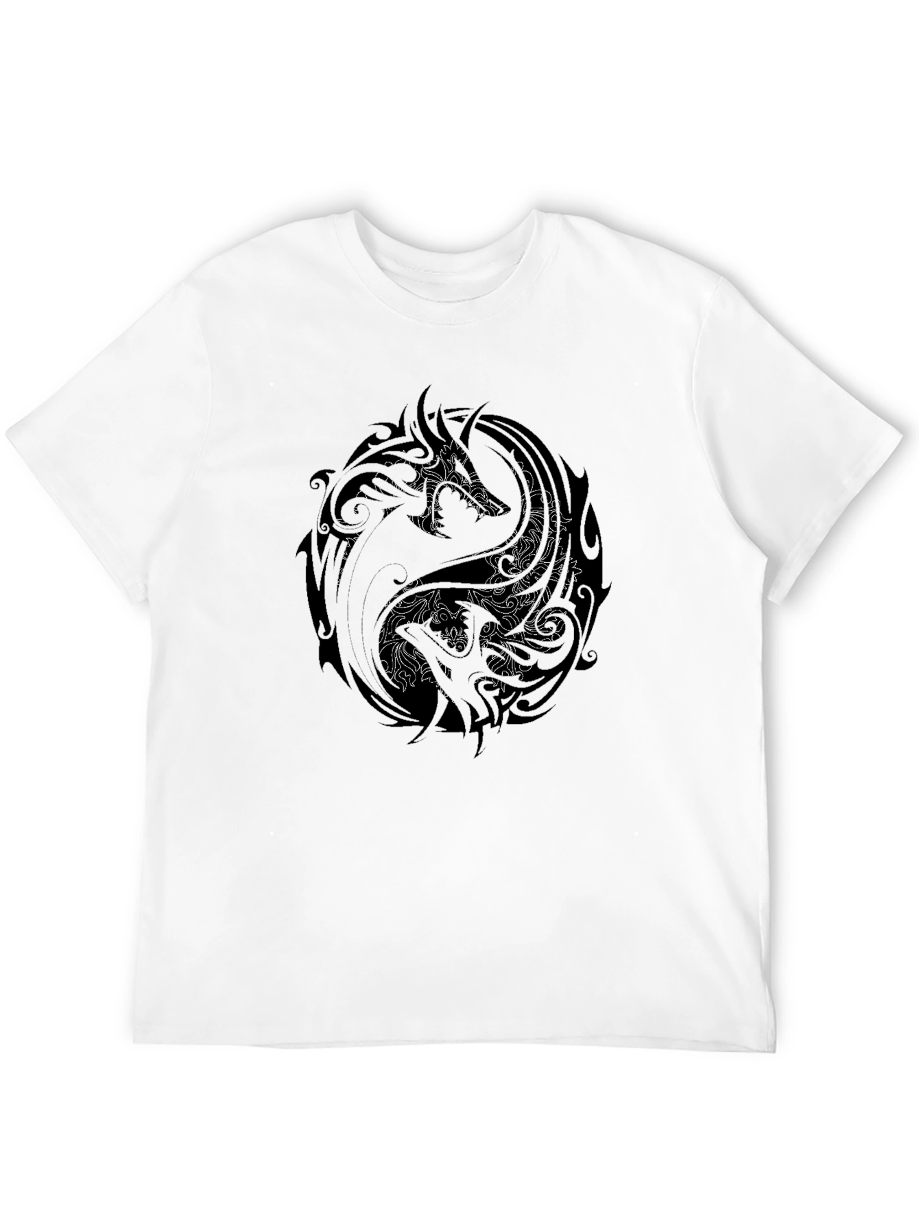 Yin Yang Dragon Graphic Tee