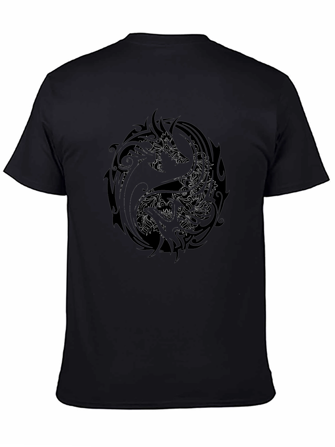 Yin Yang Dragon Graphic Tee