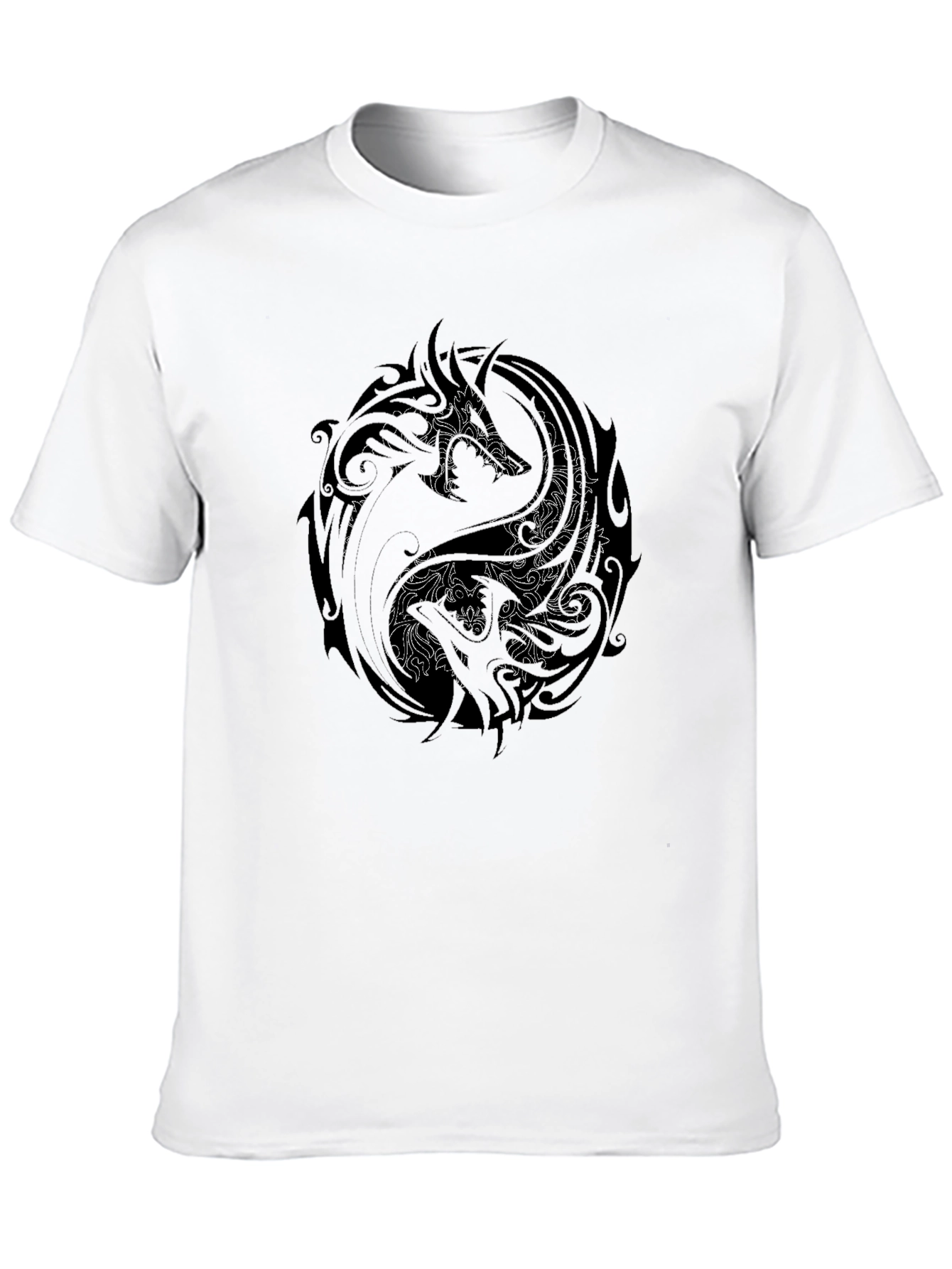 Yin Yang Dragon Graphic Tee