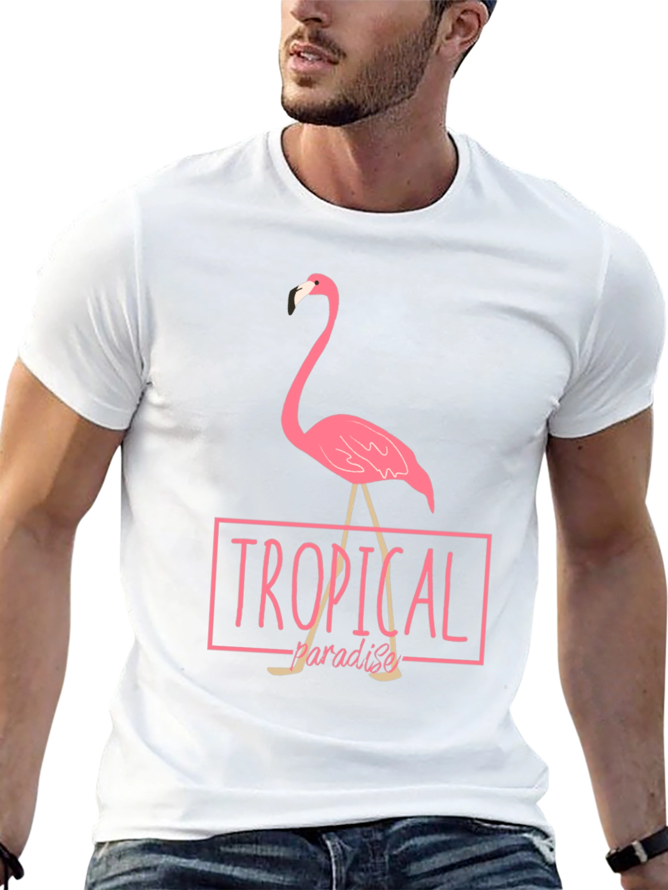 Tropical Paradise Flamingo T-Shirt