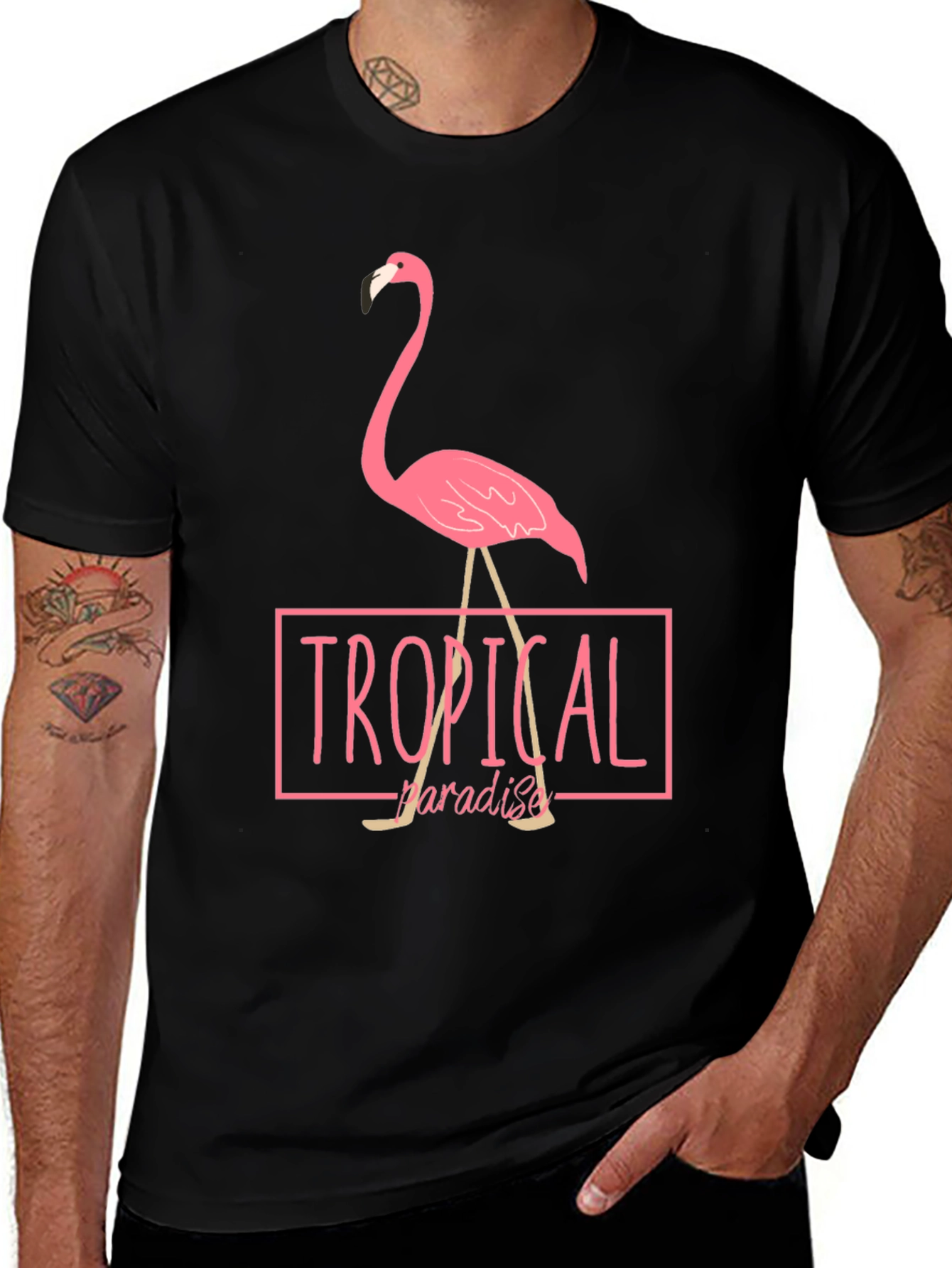 Tropical Paradise Flamingo T-Shirt