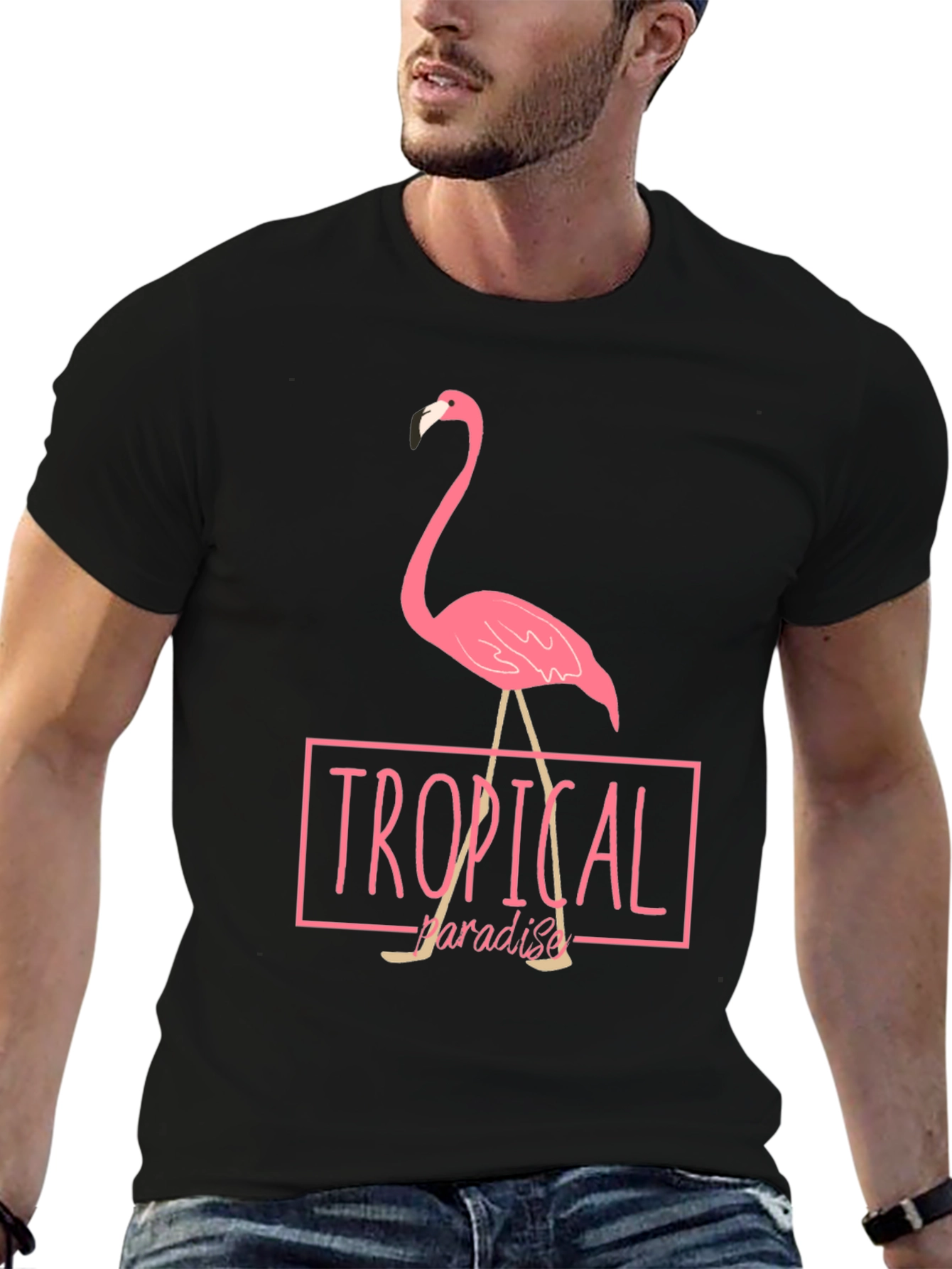Tropical Paradise Flamingo T-Shirt
