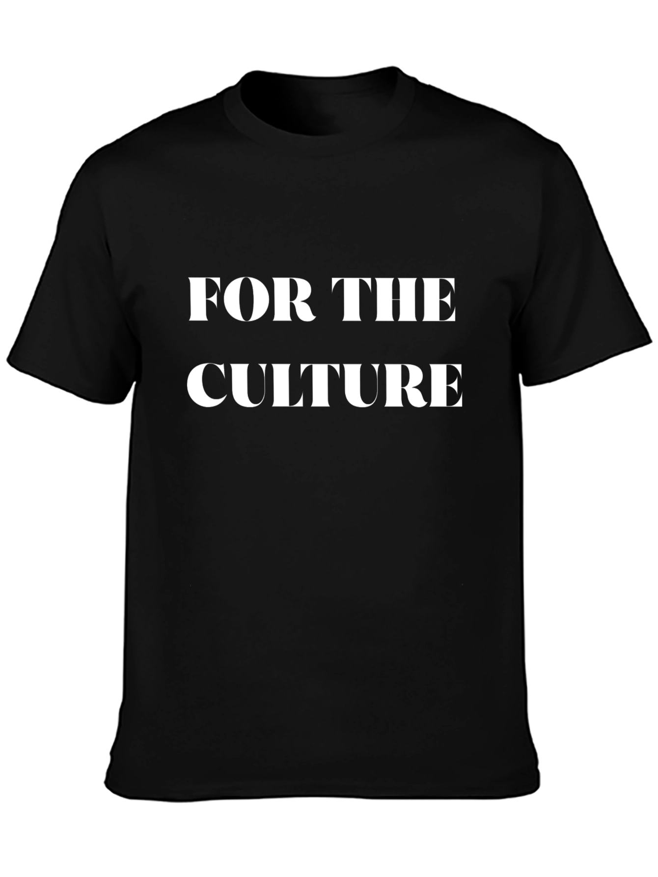 For The Culture Black T-Shirt
