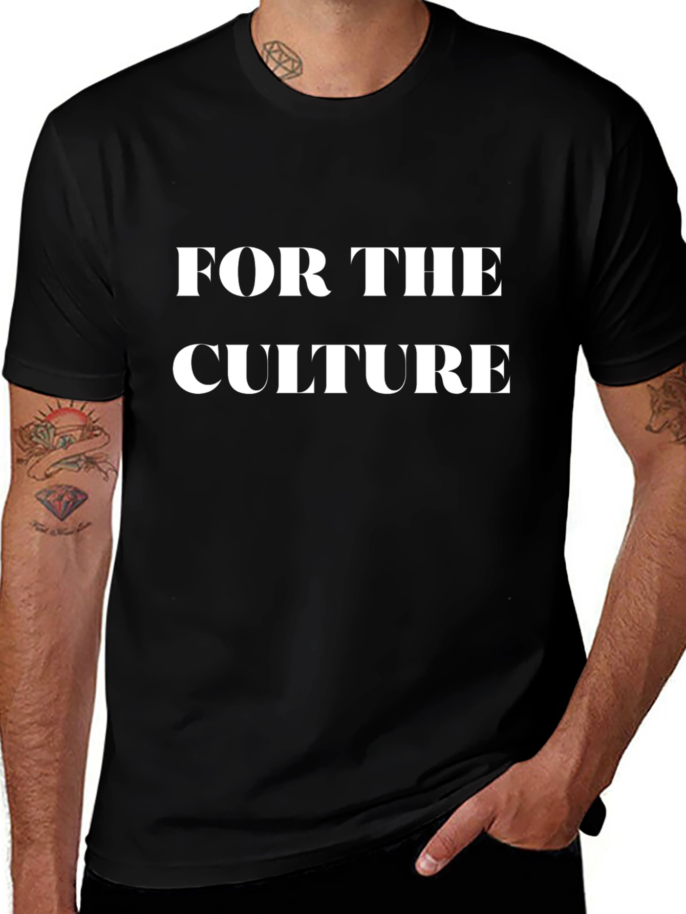 For The Culture Black T-Shirt