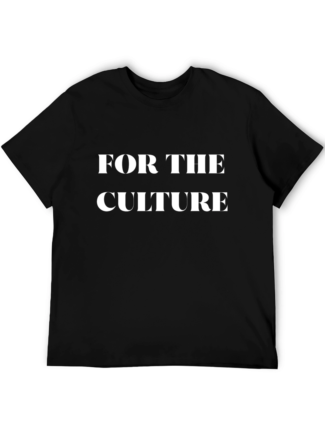 For The Culture Black T-Shirt