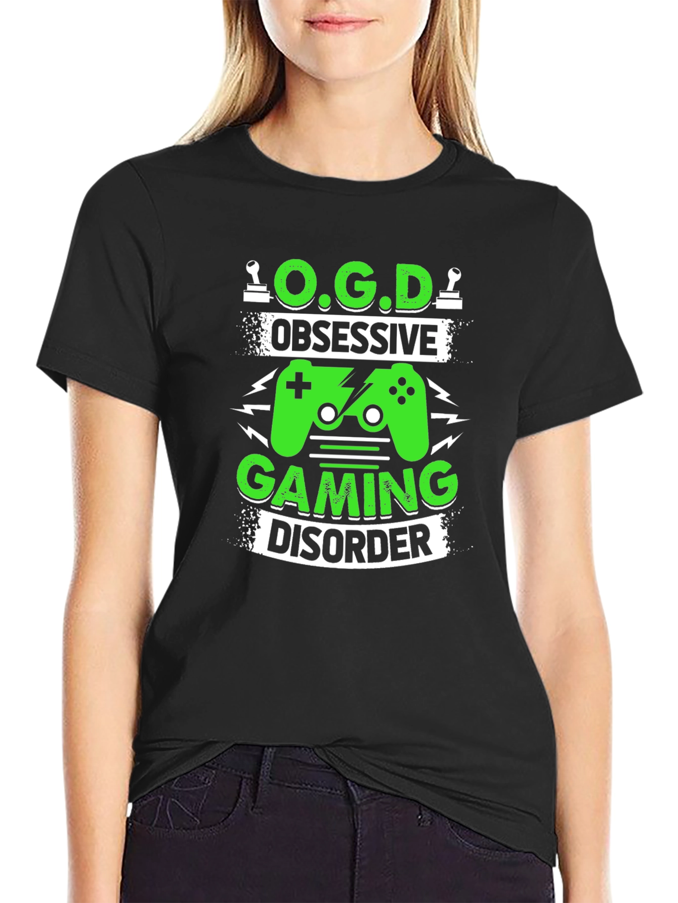 Obsessive Gaming Disorder T-Shirt Funny Gamer Tee