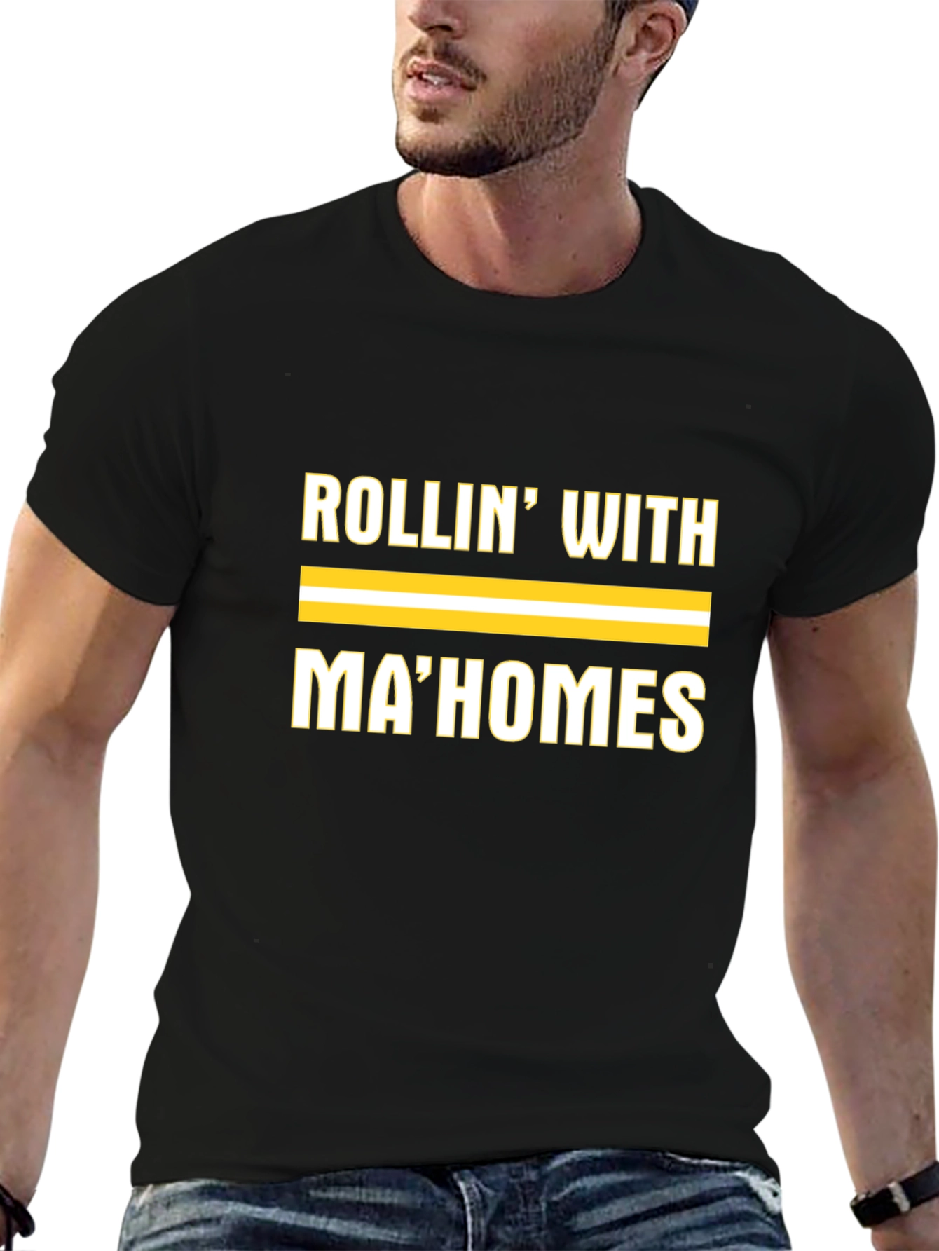 Rollin With MaHomes T-Shirt Black