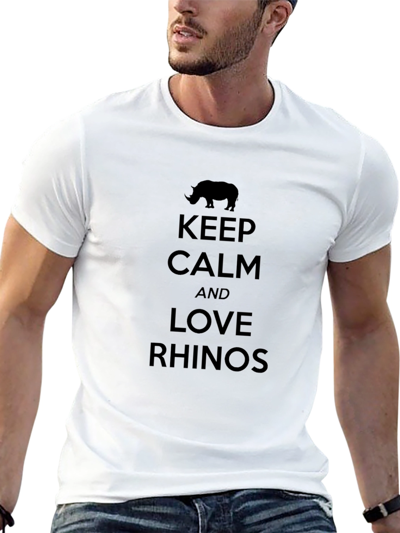 Keep Calm & Love Rhinos T-Shirt