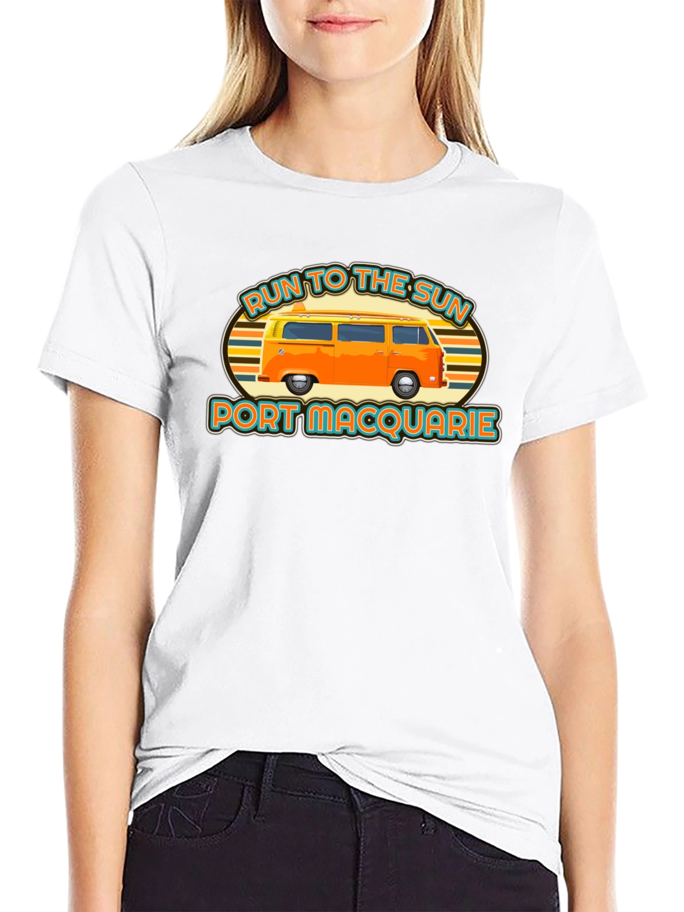 Run to the Sun Port Macquarie Tee