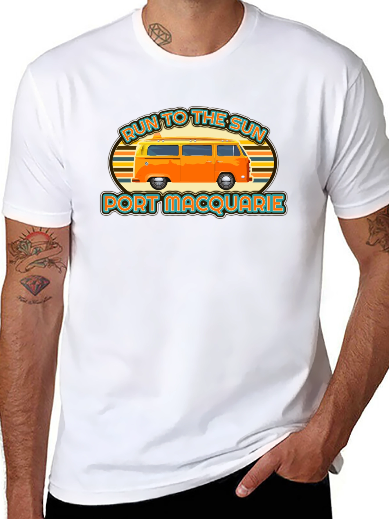 Run to the Sun Port Macquarie Tee
