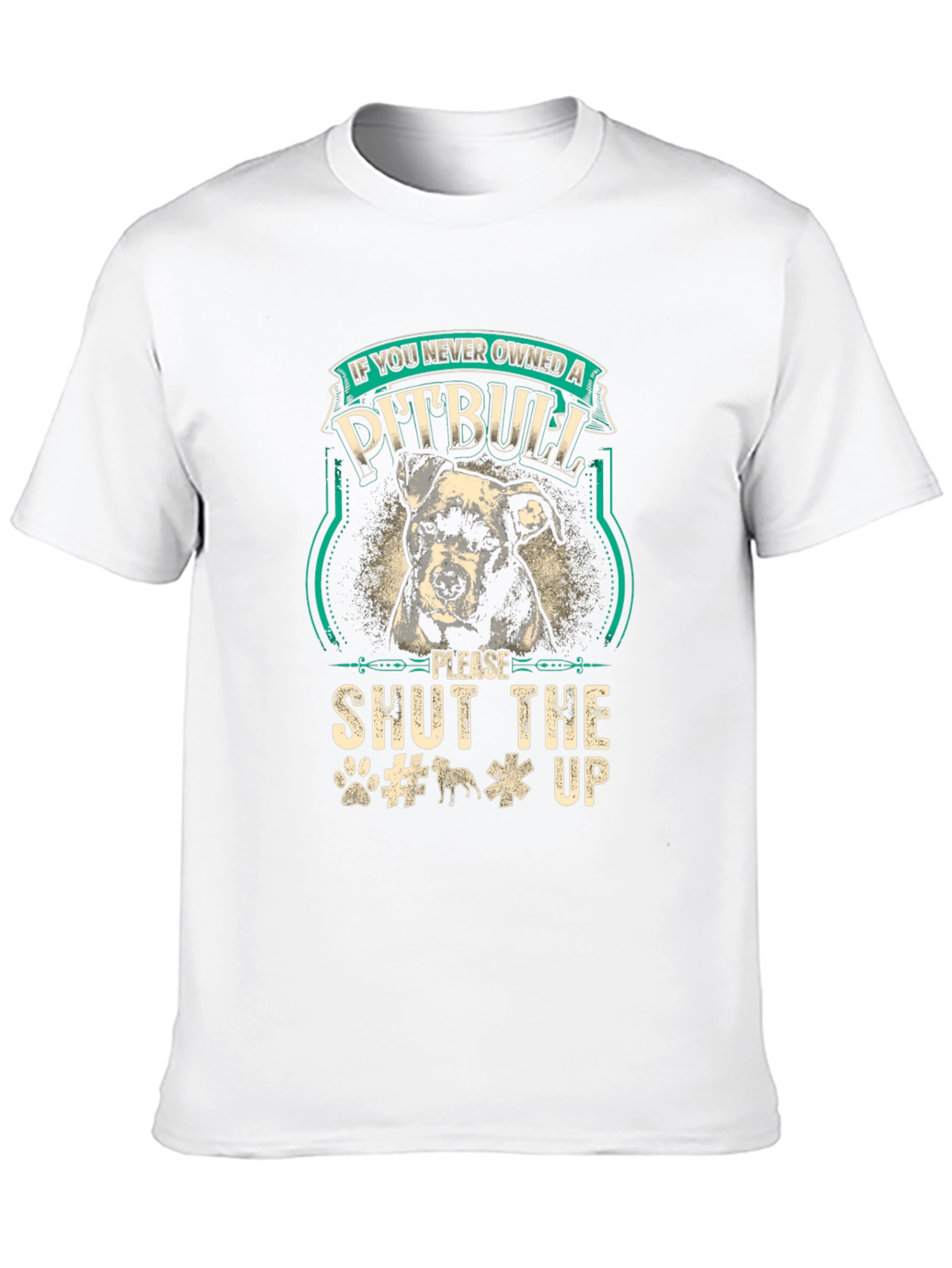 Pitbull Graphic Tee - Shut the Up