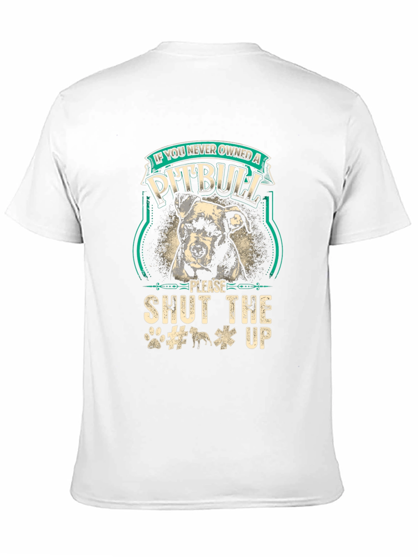 Pitbull Graphic Tee - Shut the Up