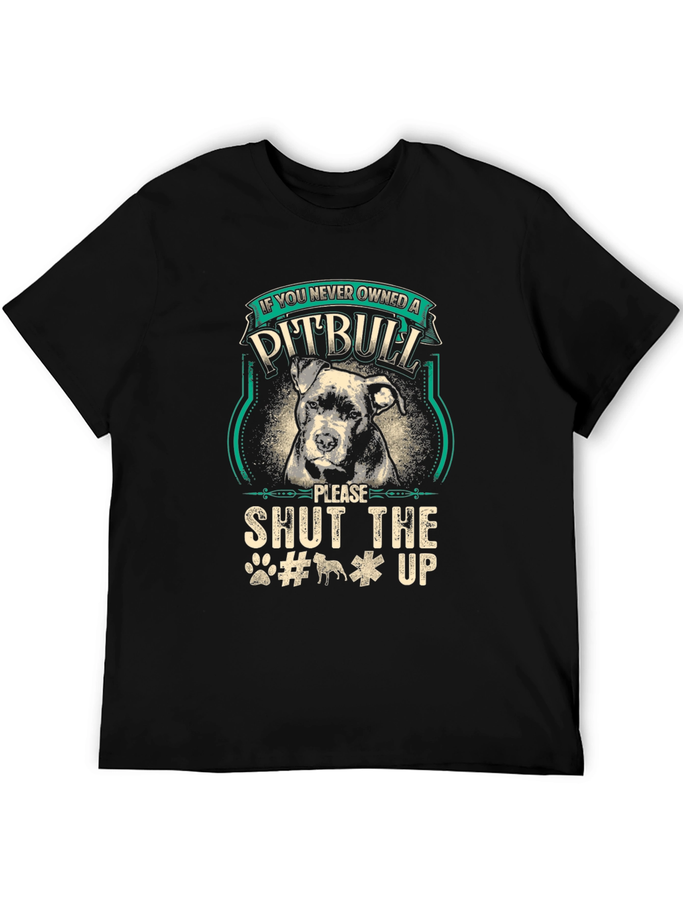 Pitbull Graphic Tee - Shut the Up