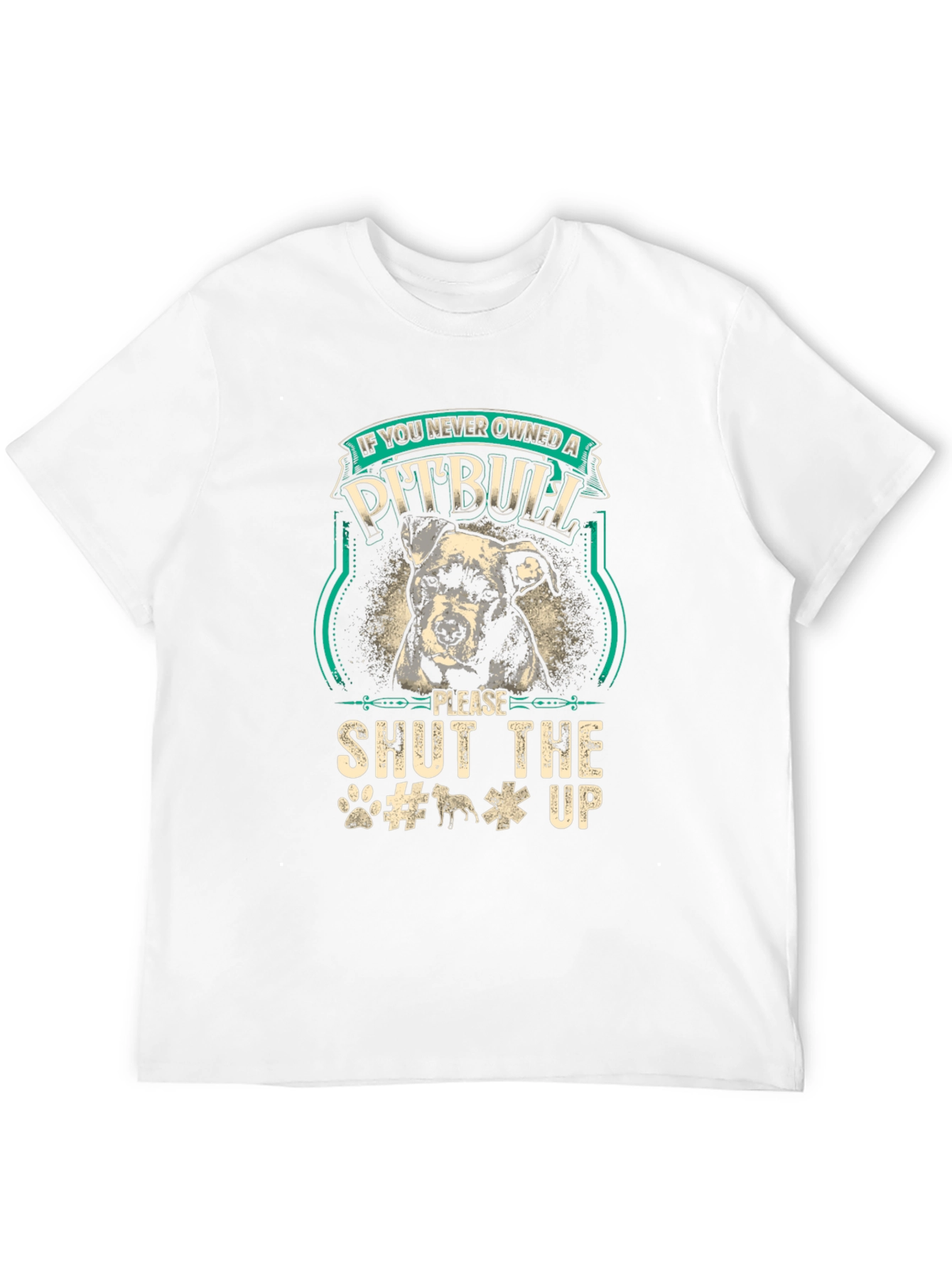 Pitbull Graphic Tee - Shut the Up