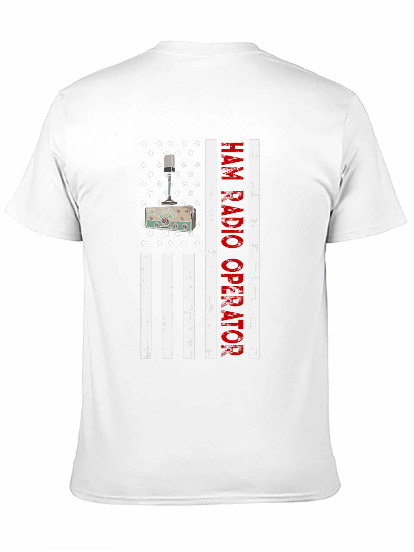 Ham Radio Operator American Flag T-Shirt