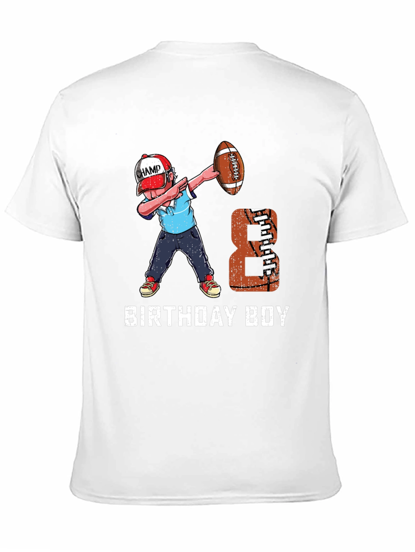 Birthday Boy Football Dab T-Shirt