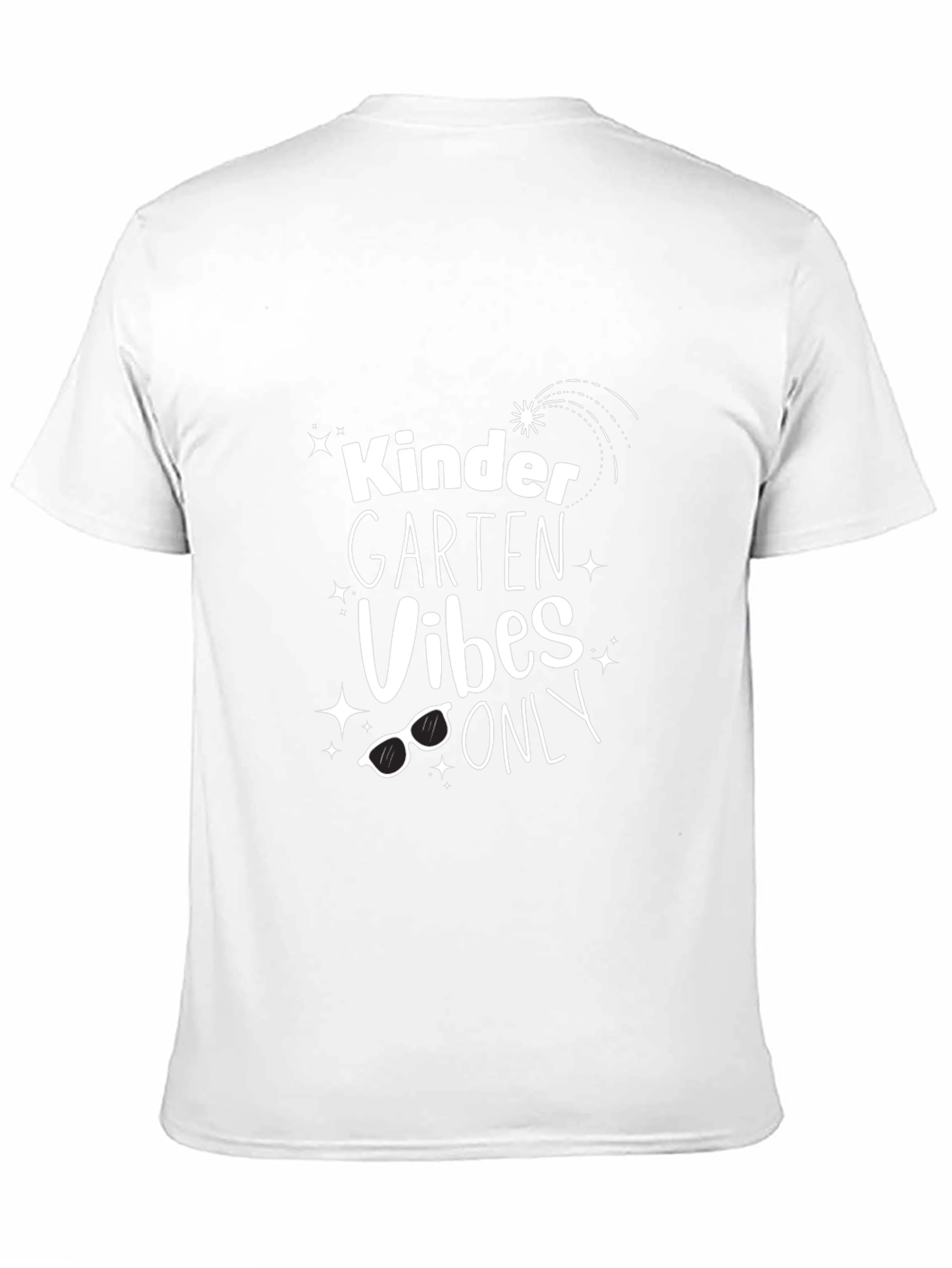 Kindergarten Vibes Only Graphic Tee - Black
