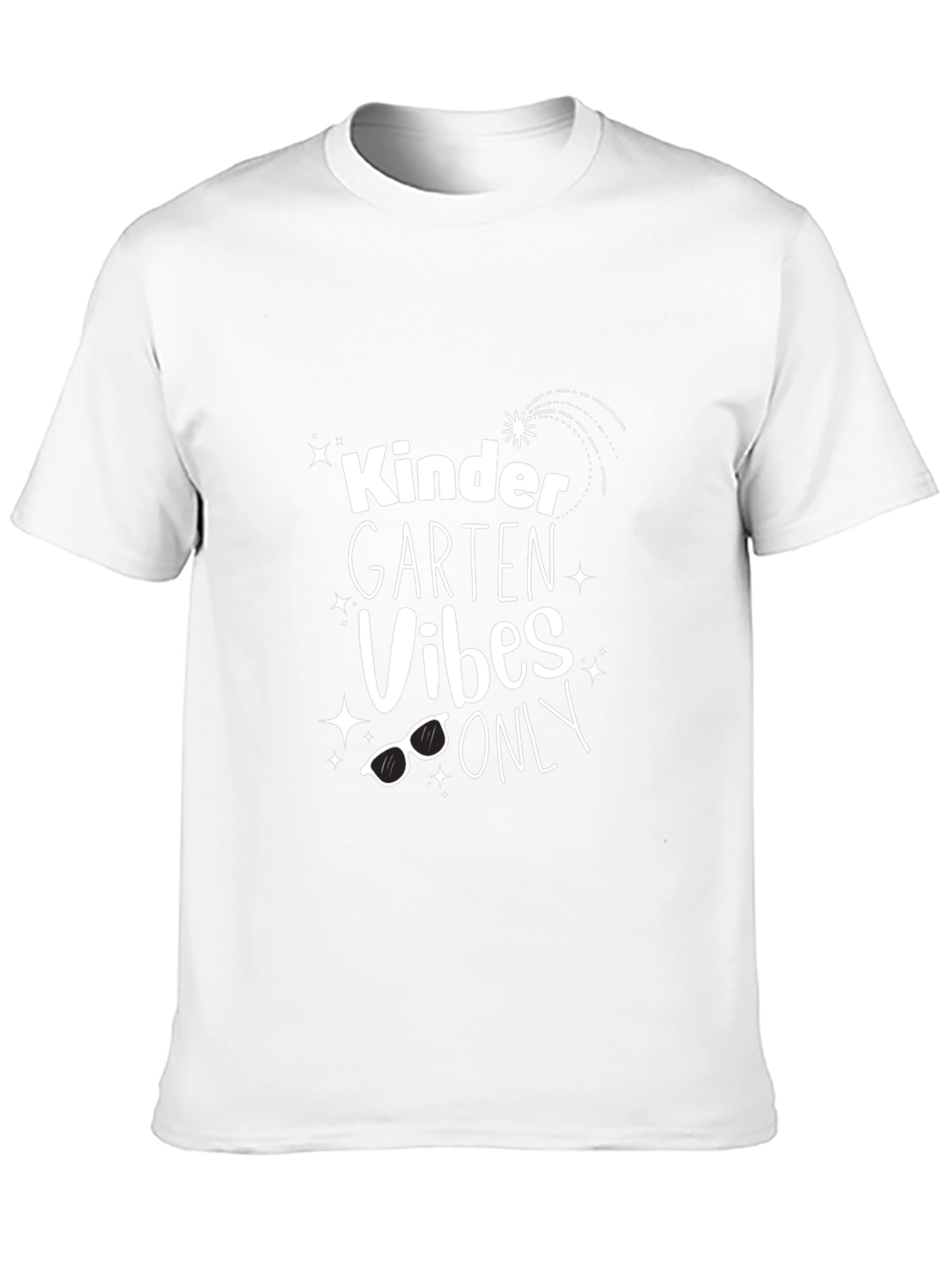 Kindergarten Vibes Only Graphic Tee - Black