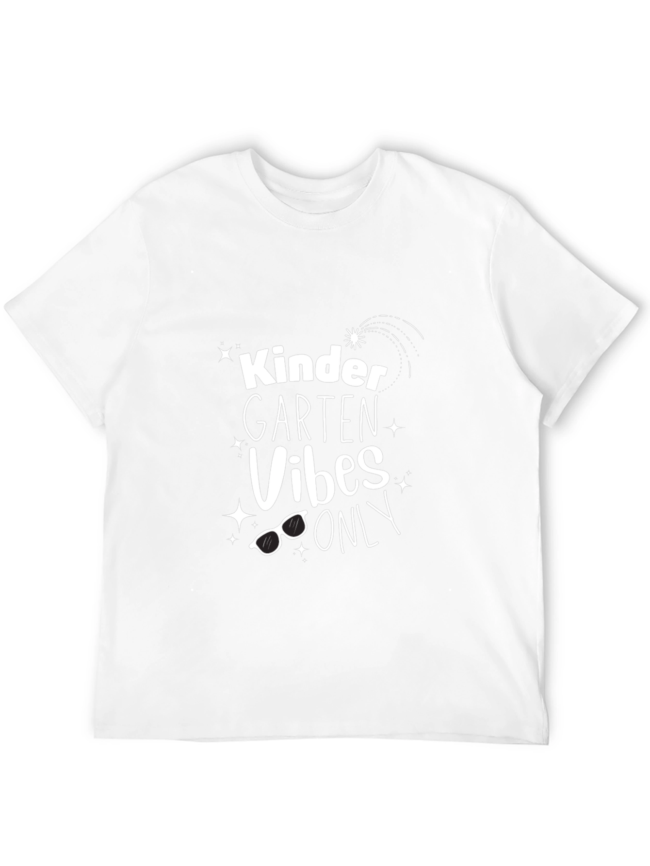 Kindergarten Vibes Only Graphic Tee - Black
