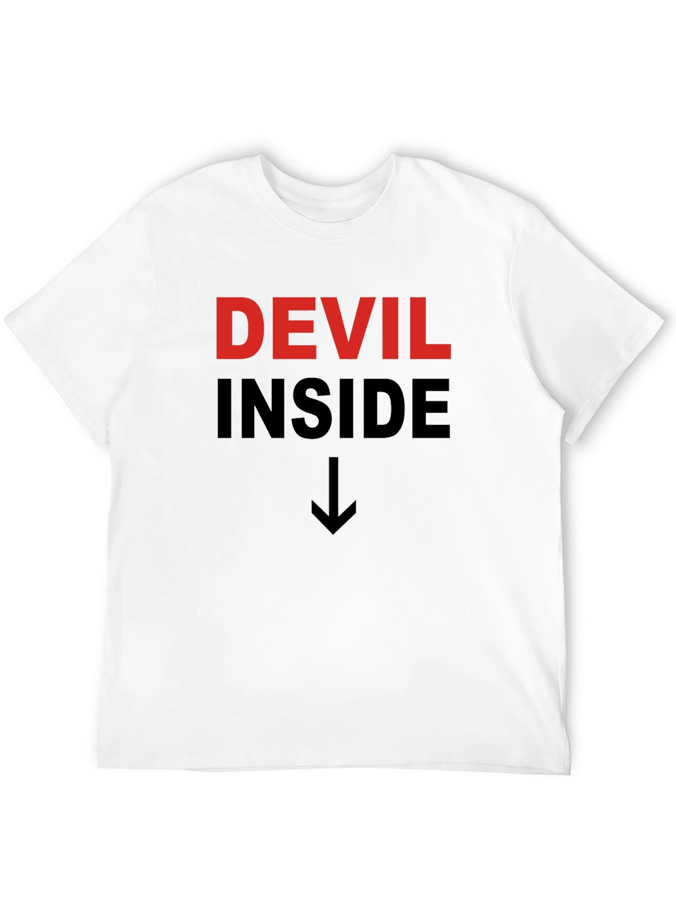 Devil Inside Graphic Tee - Mens Black T-Shirt