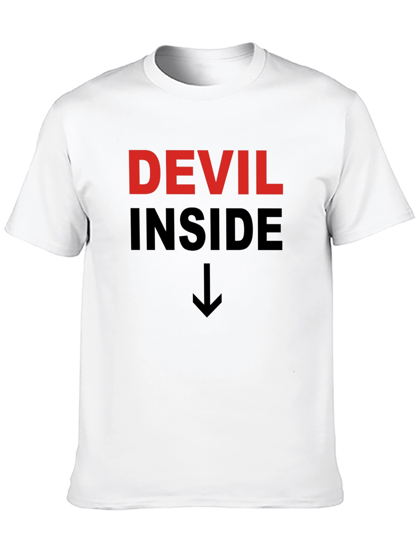 Devil Inside Graphic Tee - Mens Black T-Shirt