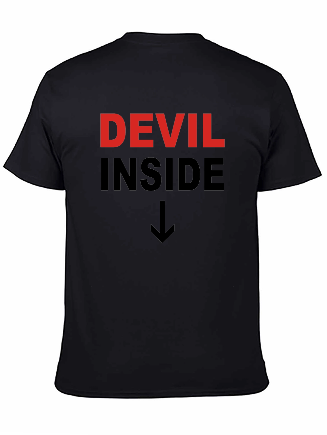 Devil Inside Graphic Tee - Mens Black T-Shirt
