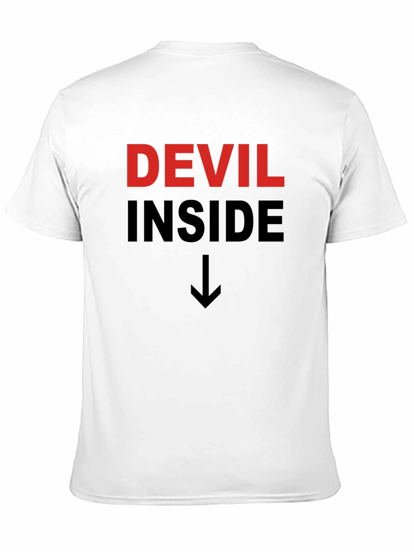 Devil Inside Graphic Tee - Mens Black T-Shirt