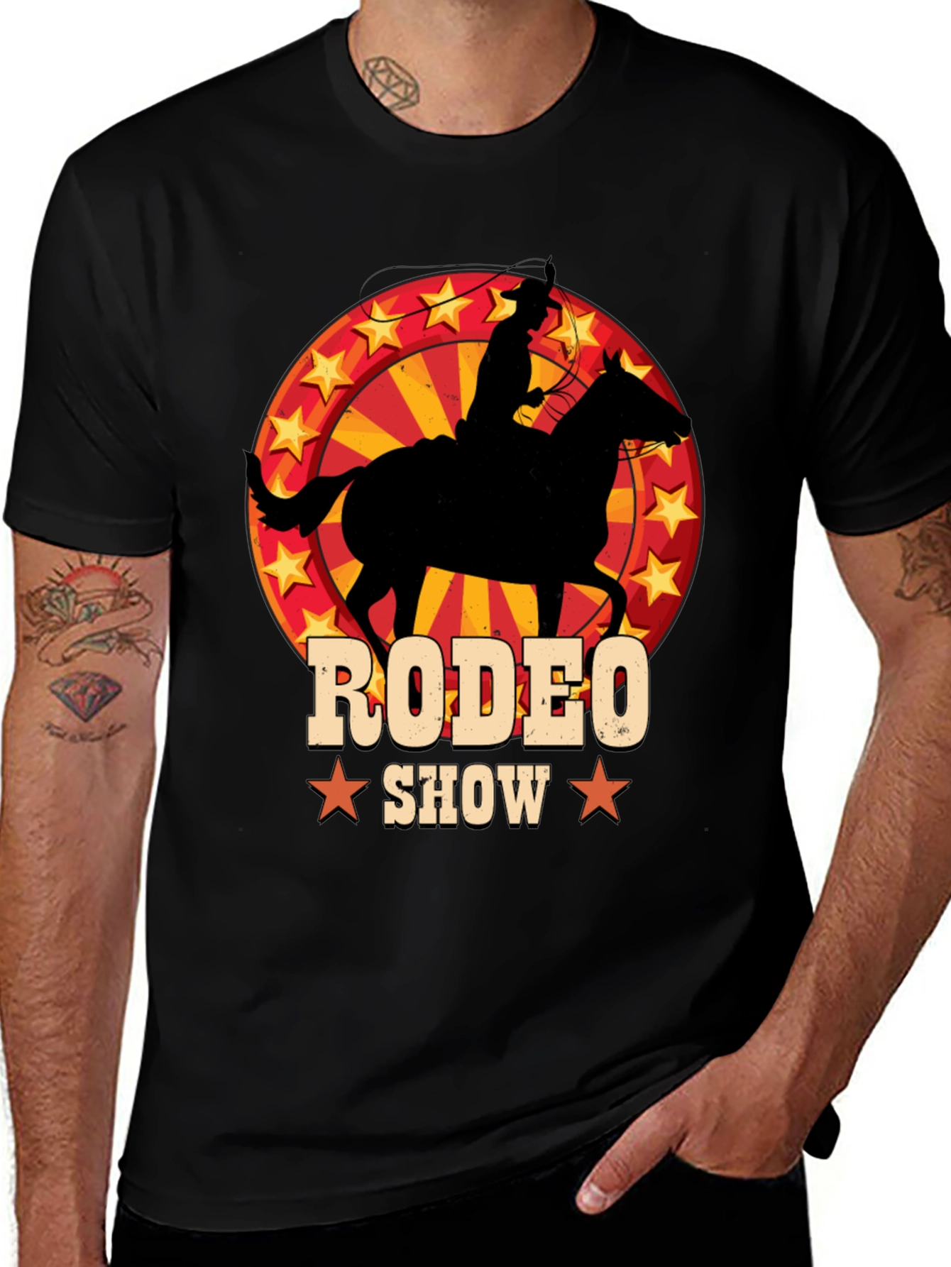 Rodeo Show Graphic Tee - Western Style