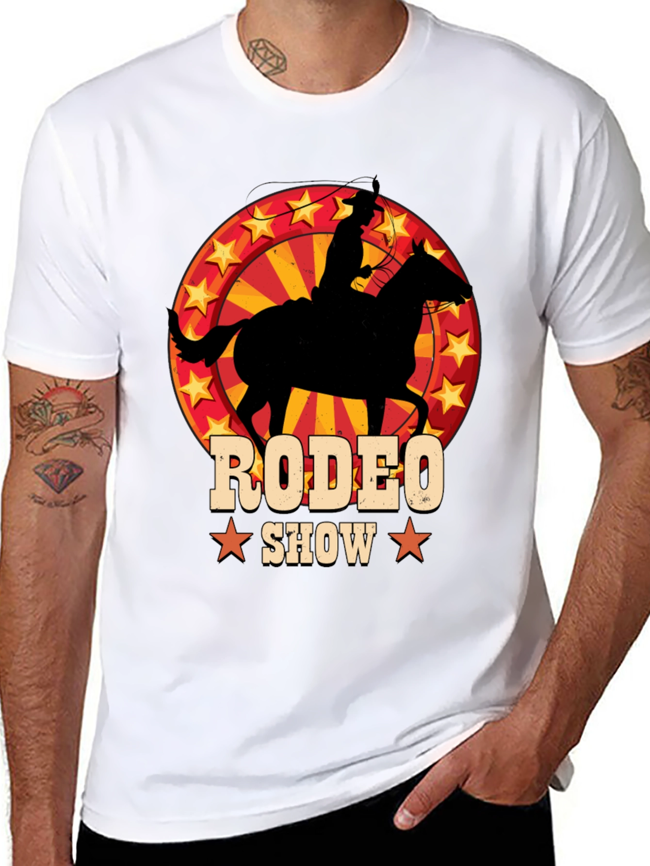 Rodeo Show Graphic Tee - Western Style
