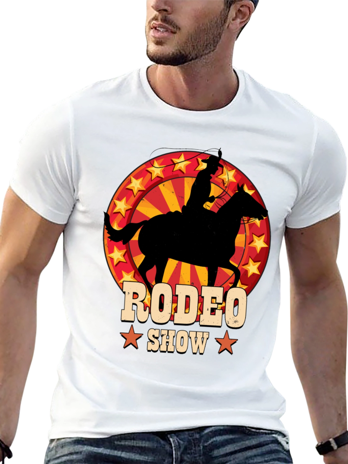 Rodeo Show Graphic Tee - Western Style