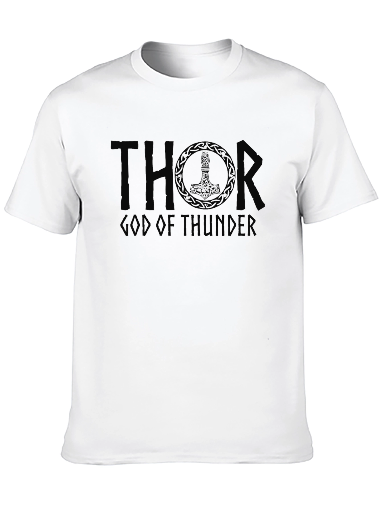 Thor: God of Thunder Black Graphic T-Shirt