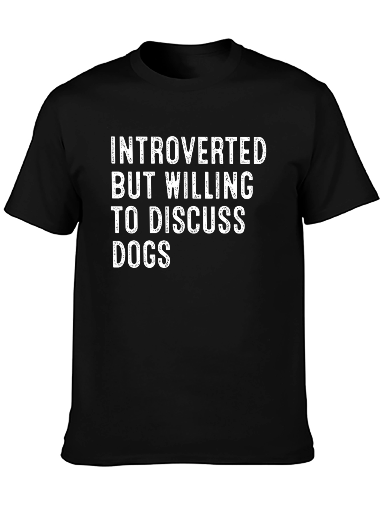 Introverted Dog Lover T-Shirt - Funny & Unique