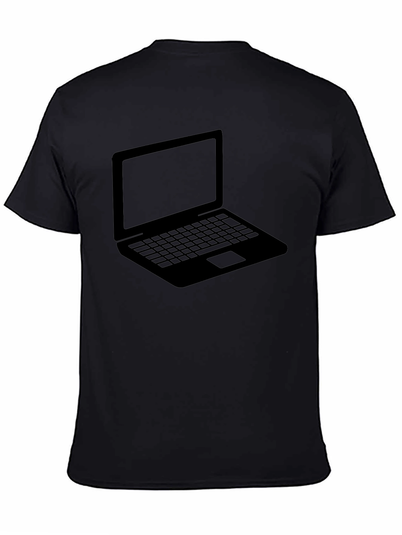 Laptop Graphic Tee - Black T-Shirt