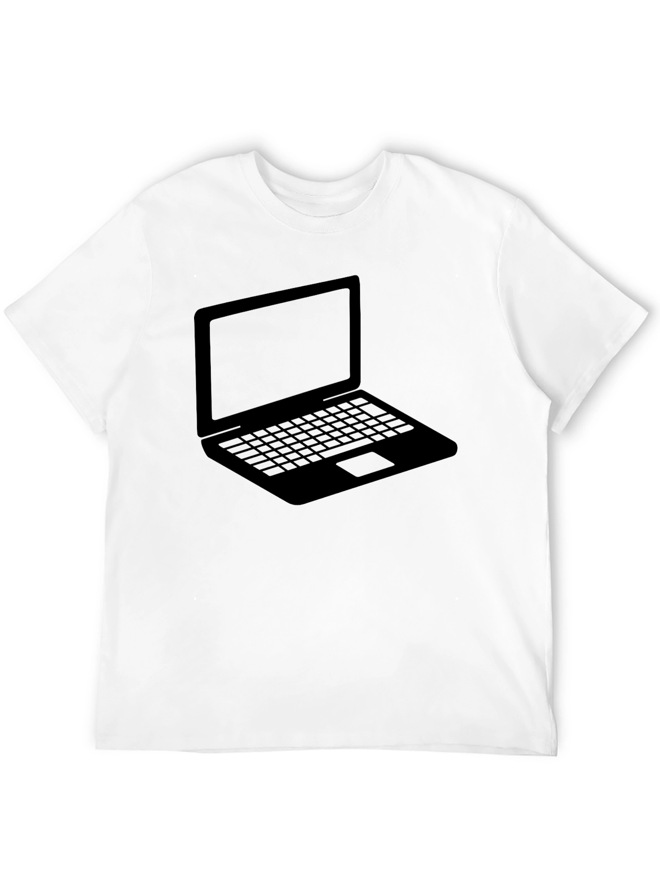 Laptop Graphic Tee - Black T-Shirt