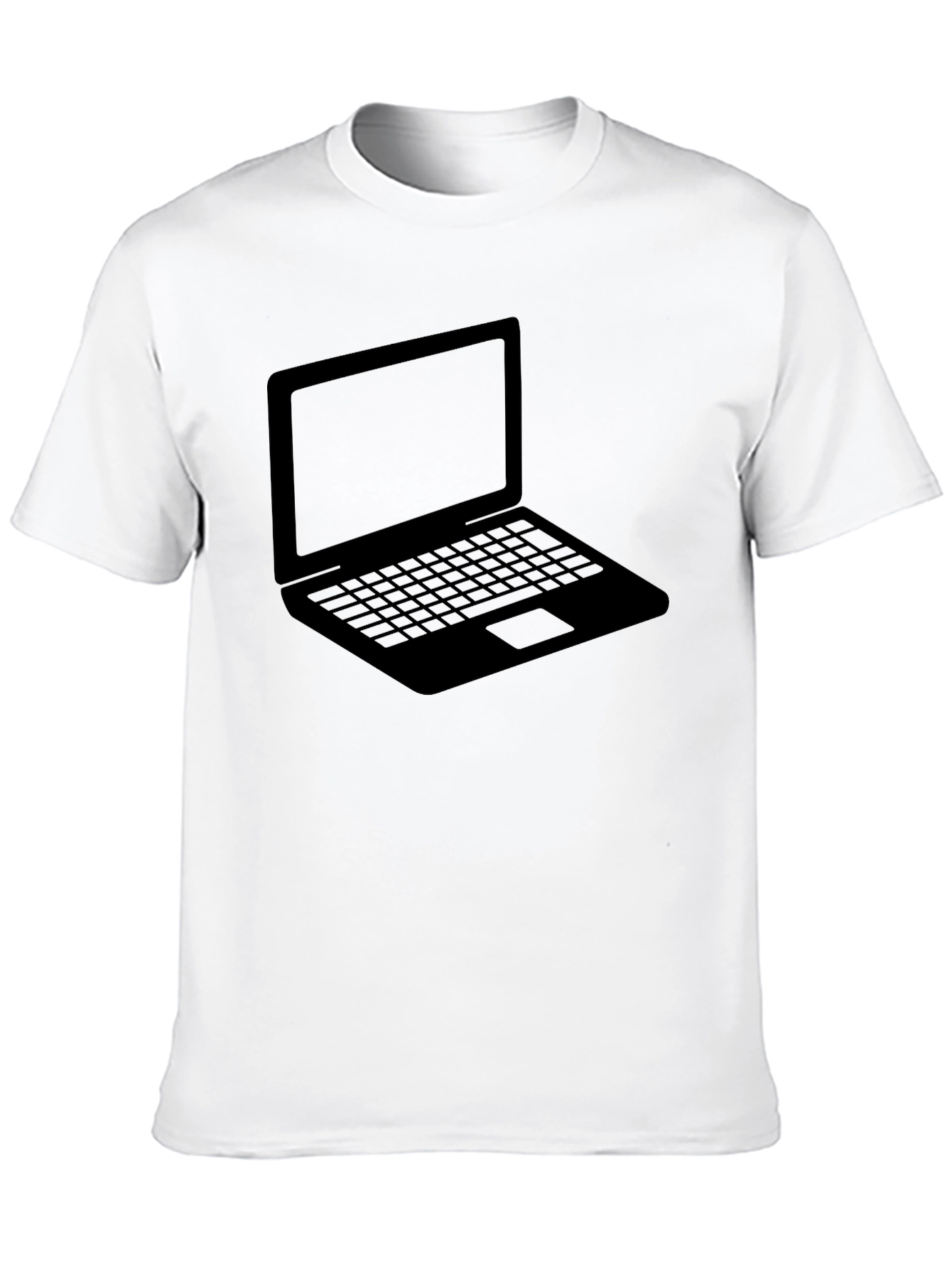 Laptop Graphic Tee - Black T-Shirt